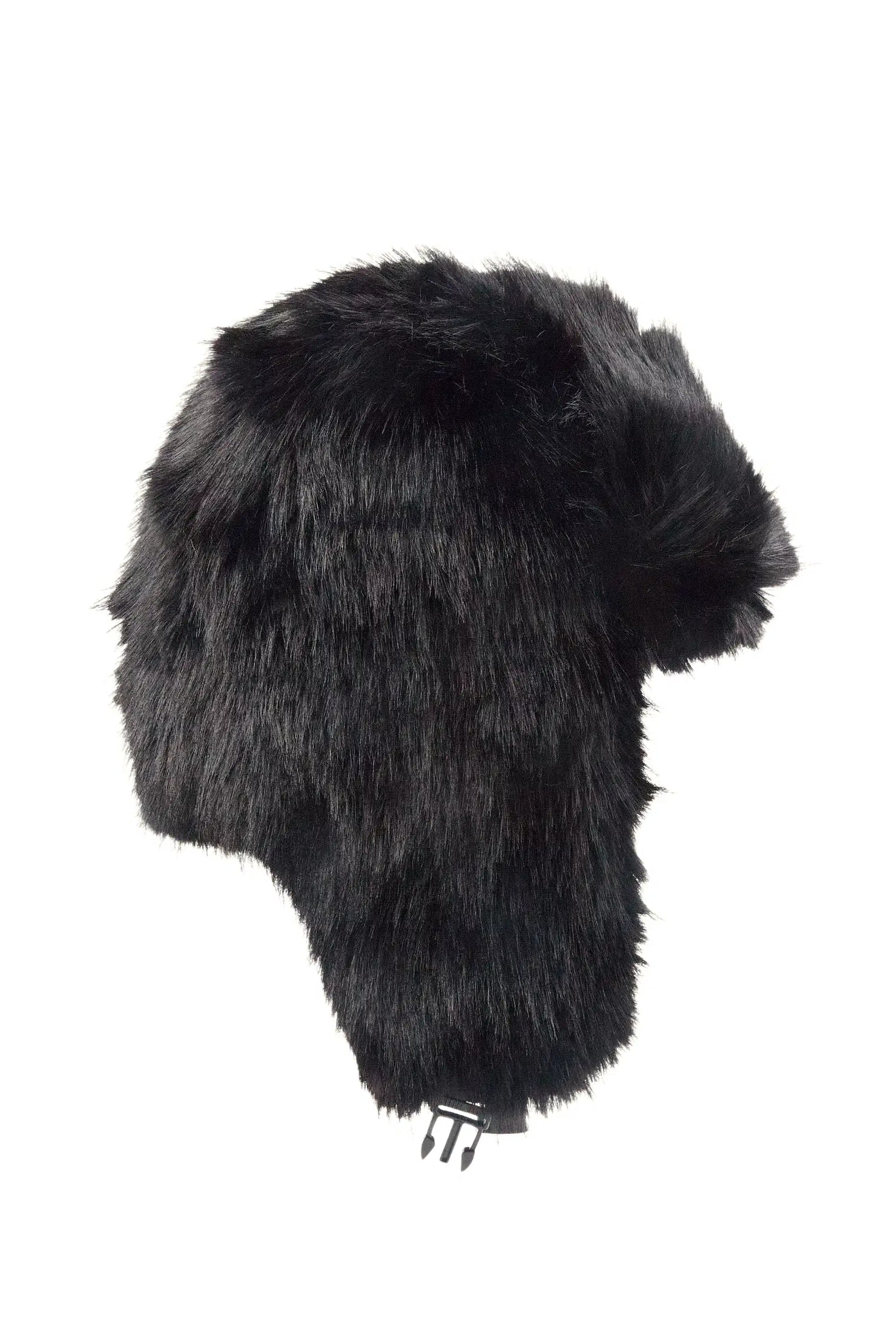 Ajaya Black Faux Fur Trapper Hat