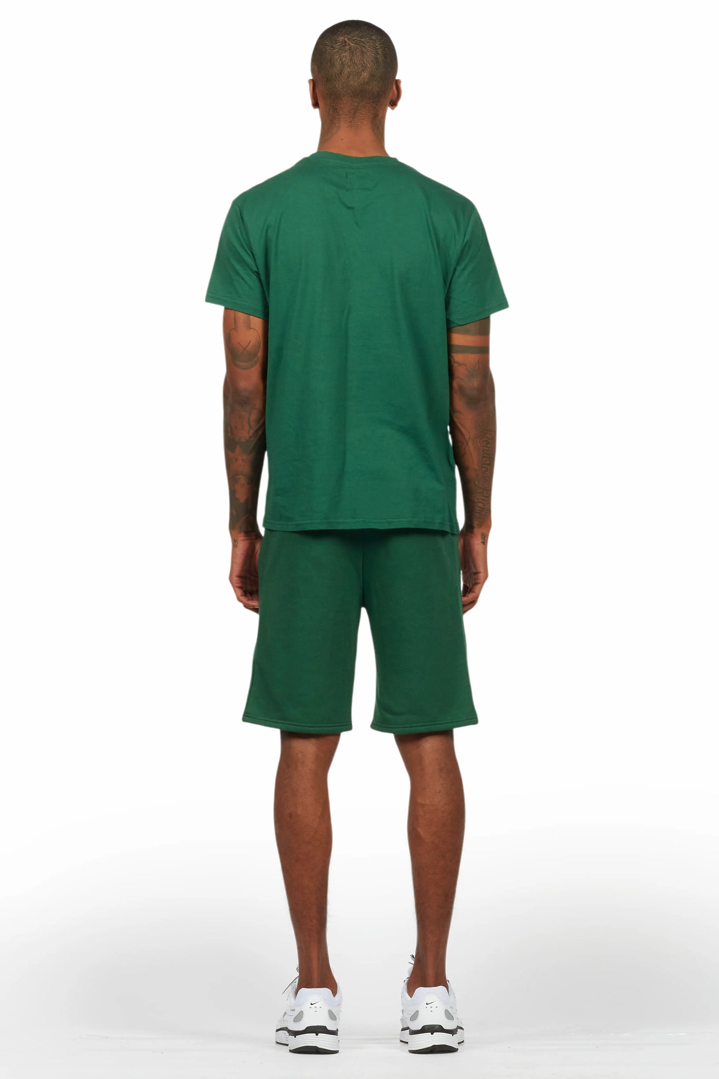 Allstar Green/White T-Shirt Short Set
