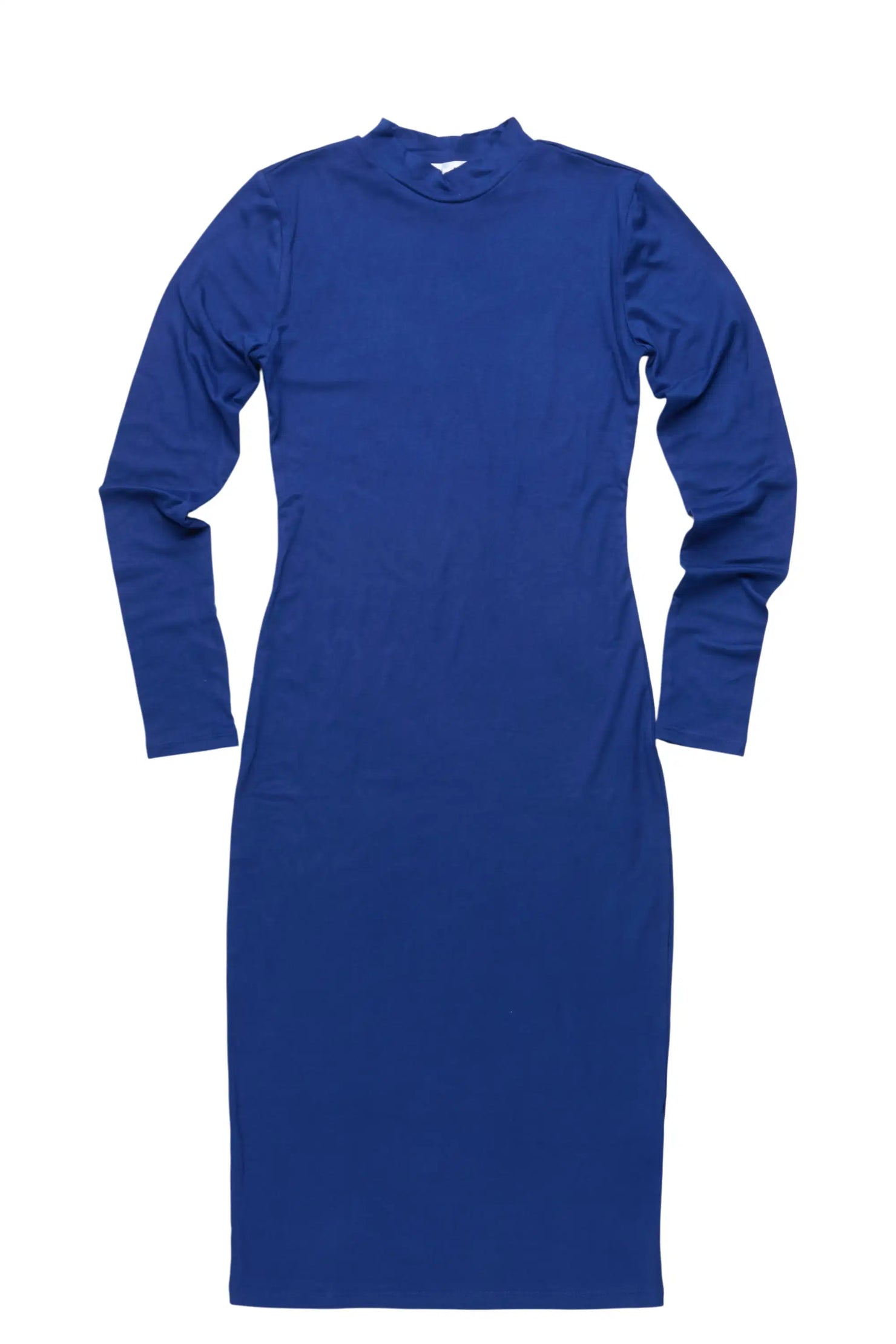 Kalahia Royal Blue Long Sleeve Midi Dress