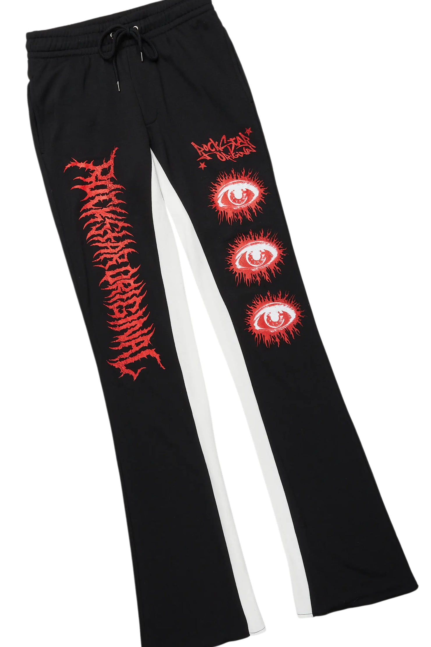 All Seeing Eyes Black/Red Long Sleeve T-Shirt/Baggy Pant Set