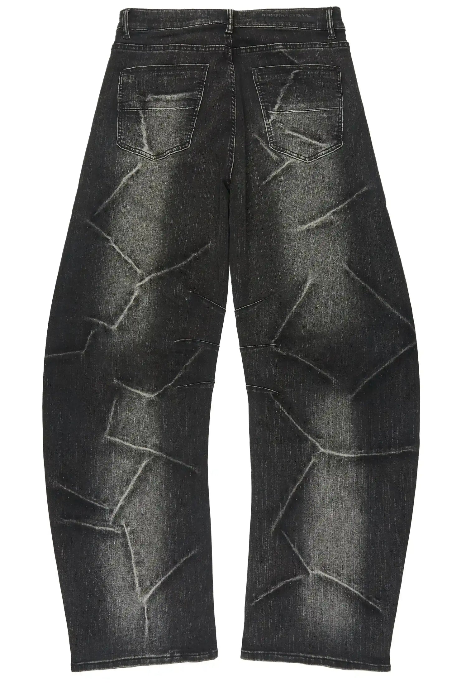 Ryen Dark Grey Barrel Fit Jean