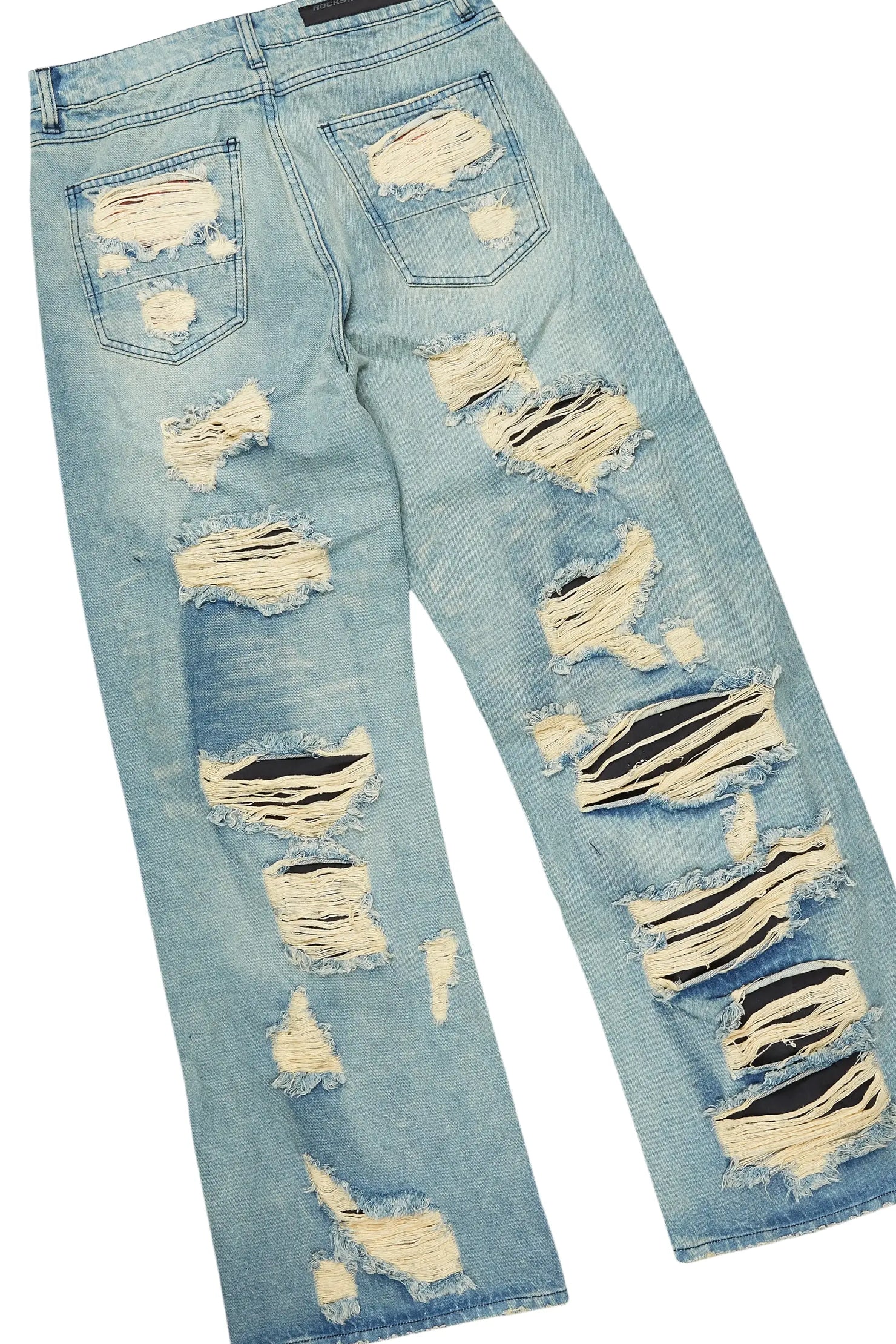 Boys Gabin Beige Hoodie/Baggy Fit Jean Set