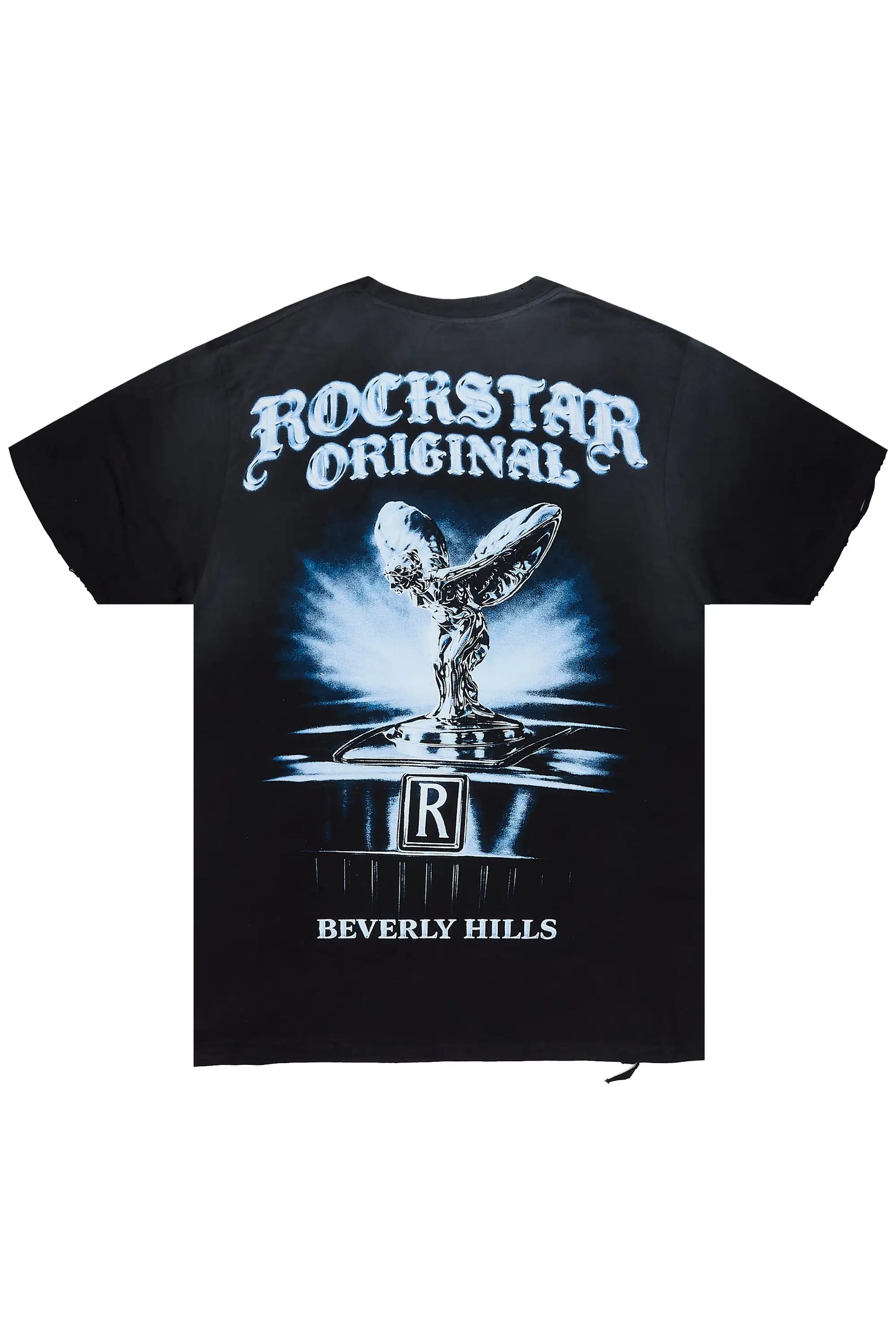 Rolls Black Oversized Graphic T-Shirt