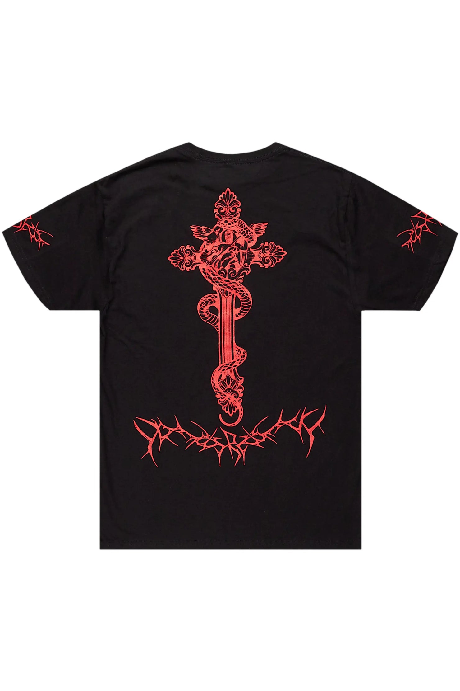 Leander Black Graphic T-Shirt