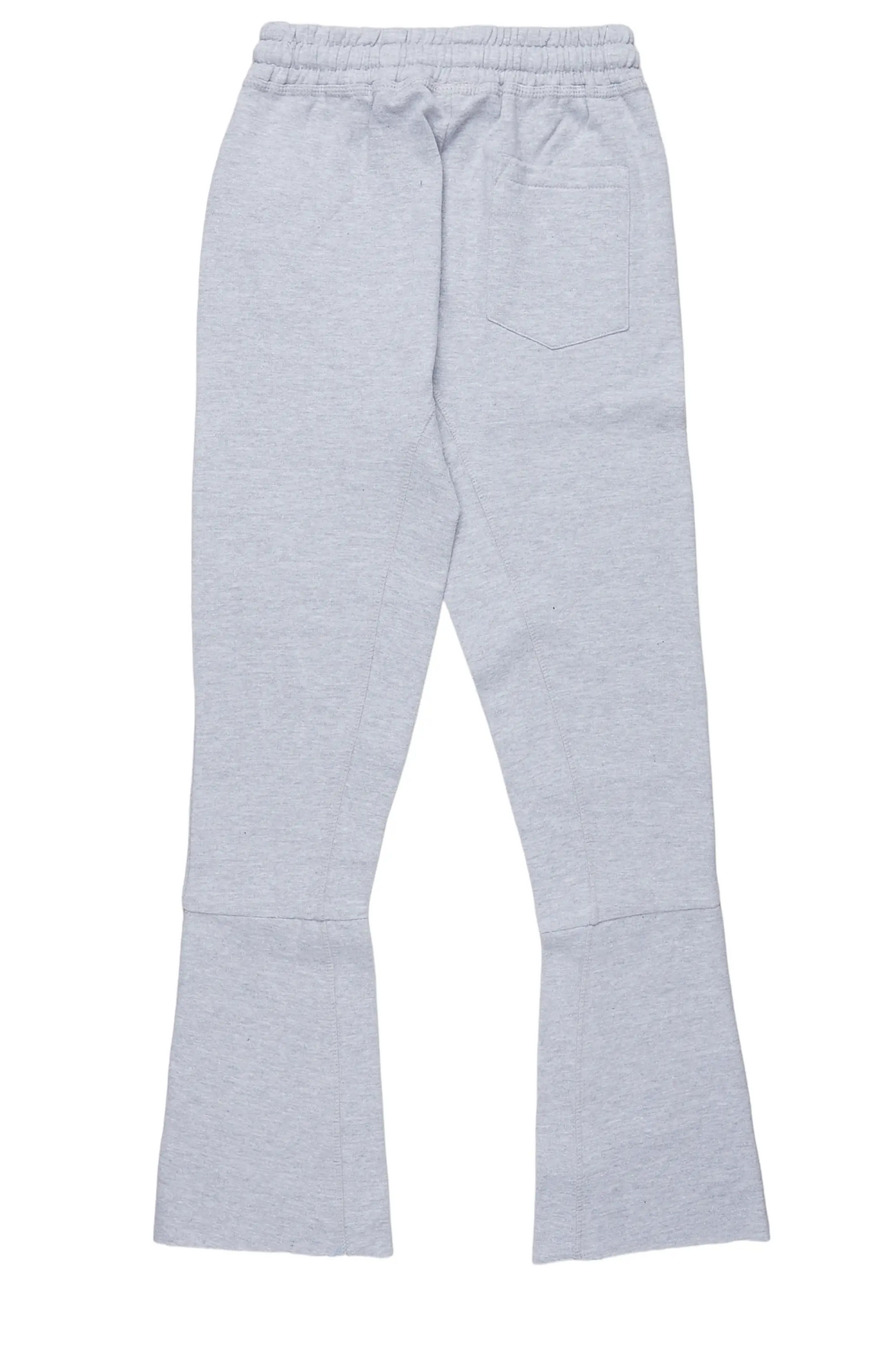 Boys Alpine Heather Grey Super Stacked Trackpant