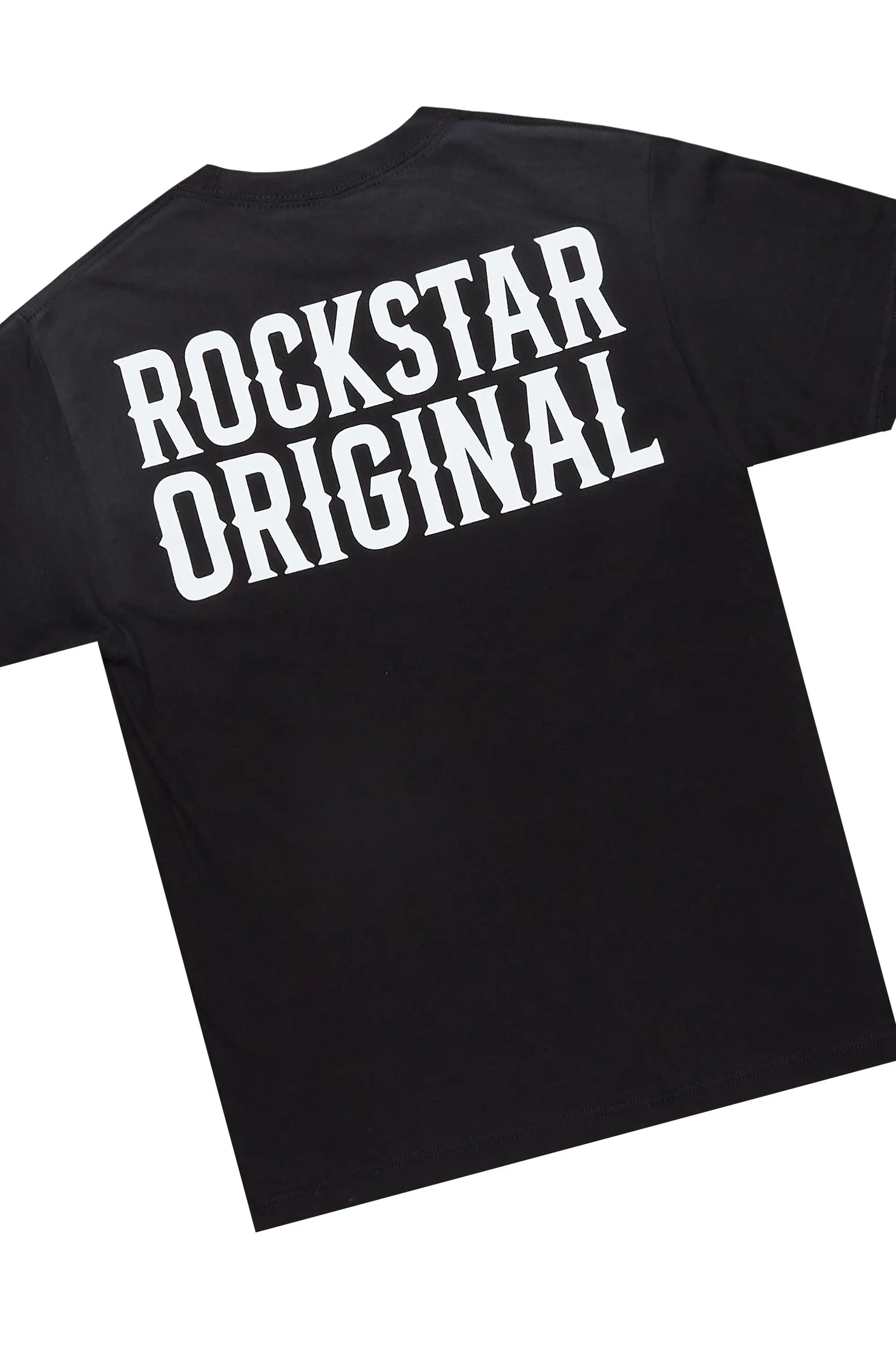 Brookwood Black T-Shirt/Stacked Track Set