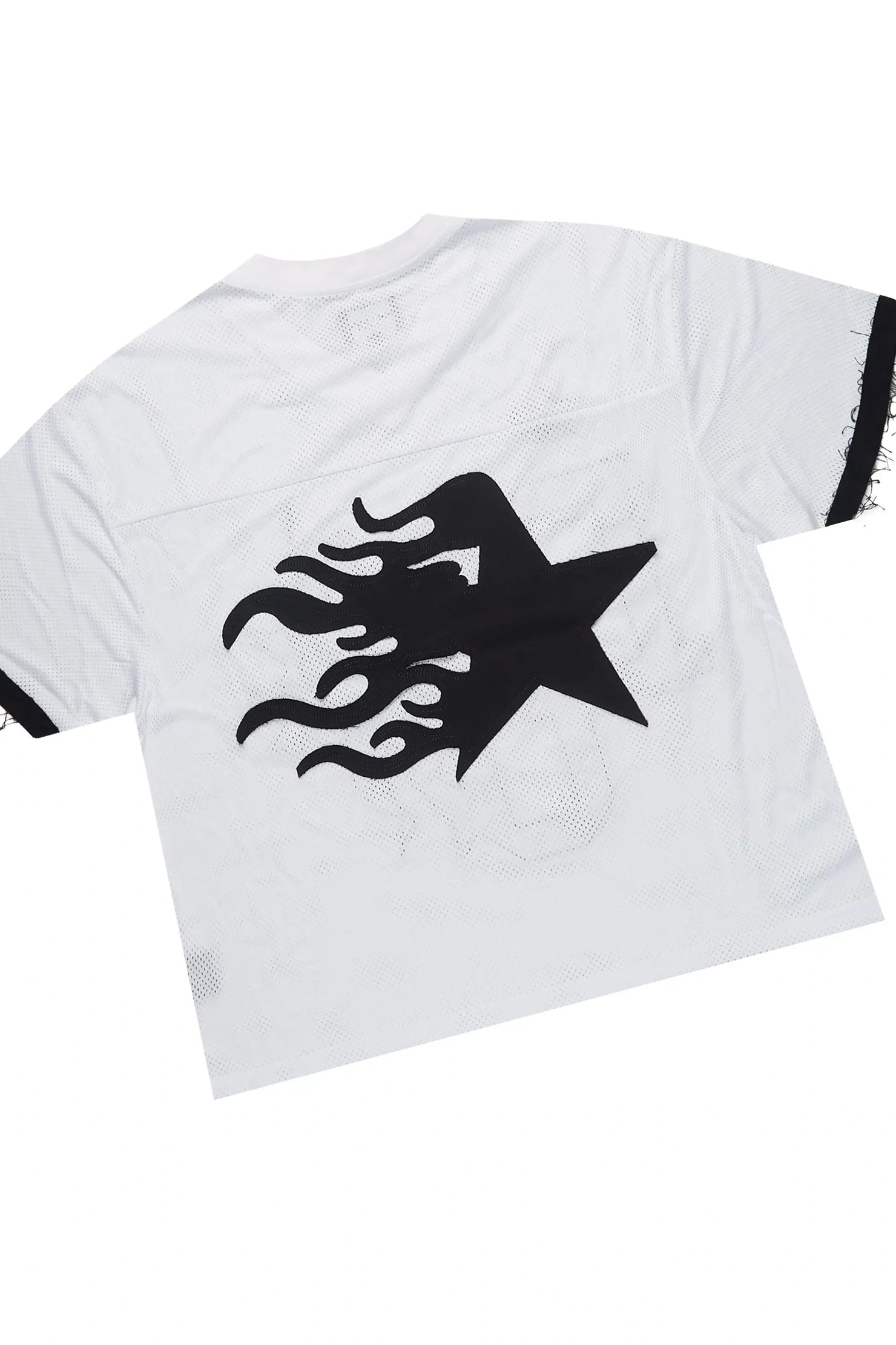 Pluton White Mesh T-Shirt/Short Set
