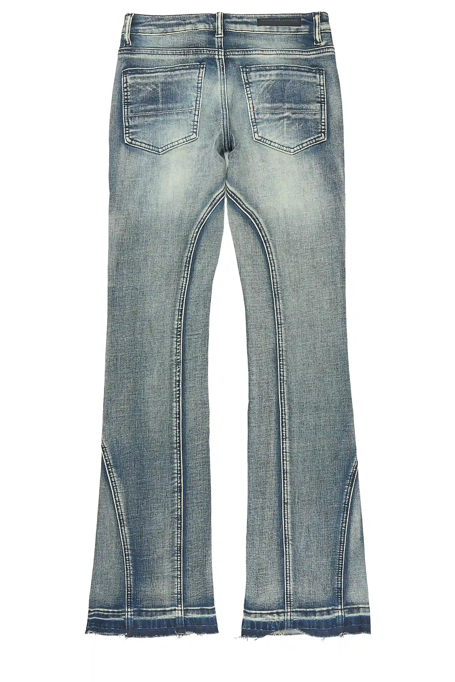 Boys Nexar Blue Stacked Flare Jean