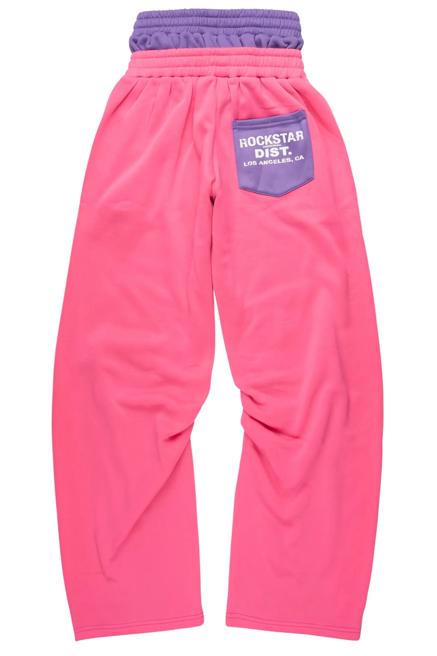 Canaan Purple Double Waisted Baggy Track Pant