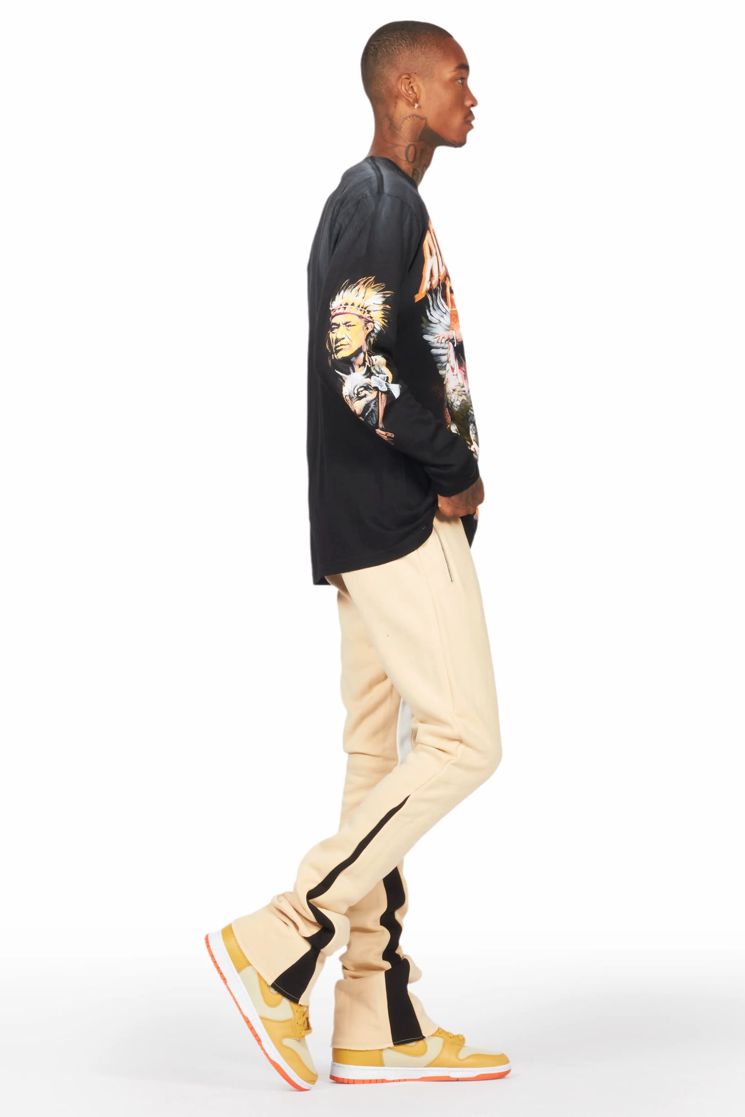 Ferris Black Long Sleeve Graphic T-Shirt