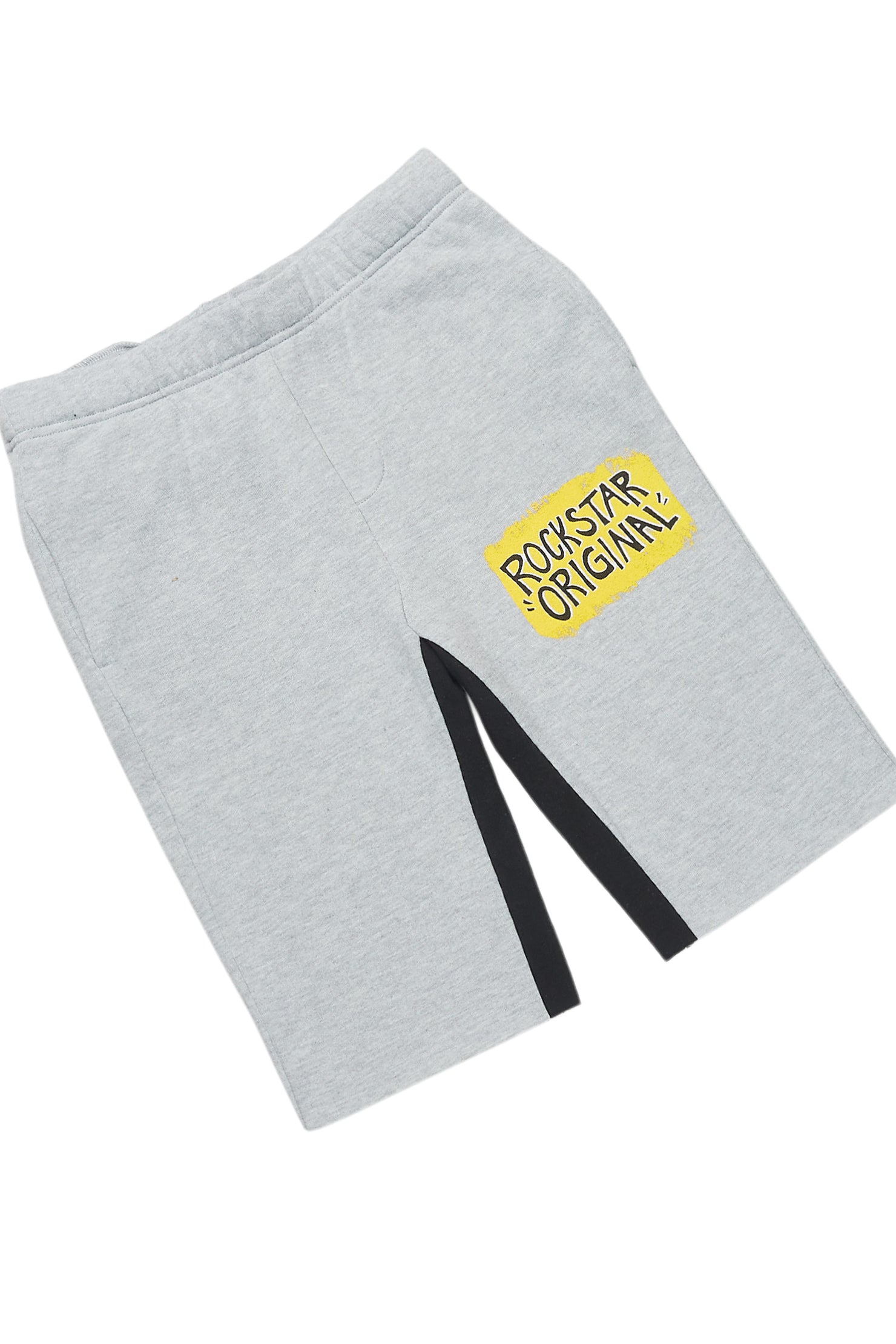 Boys Beno Black/Grey T-Shirt/Short Set