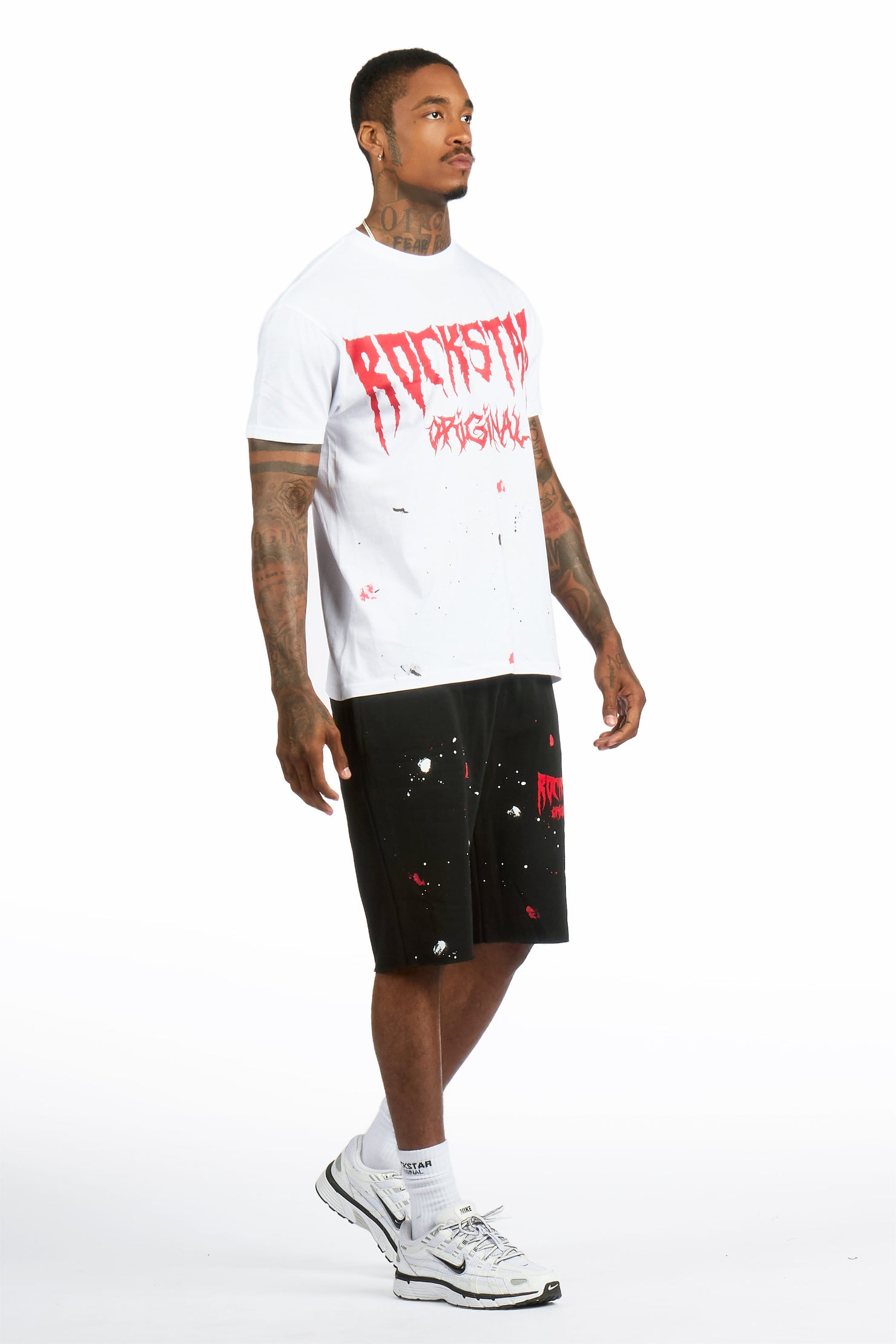 Twinkle 2.0 White/Red T-Shirt/Short Set