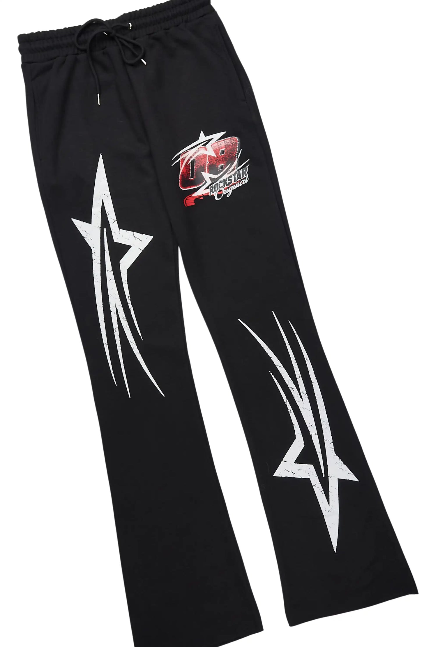 Kastell Black Hoodie/Stacked Pant Track Set