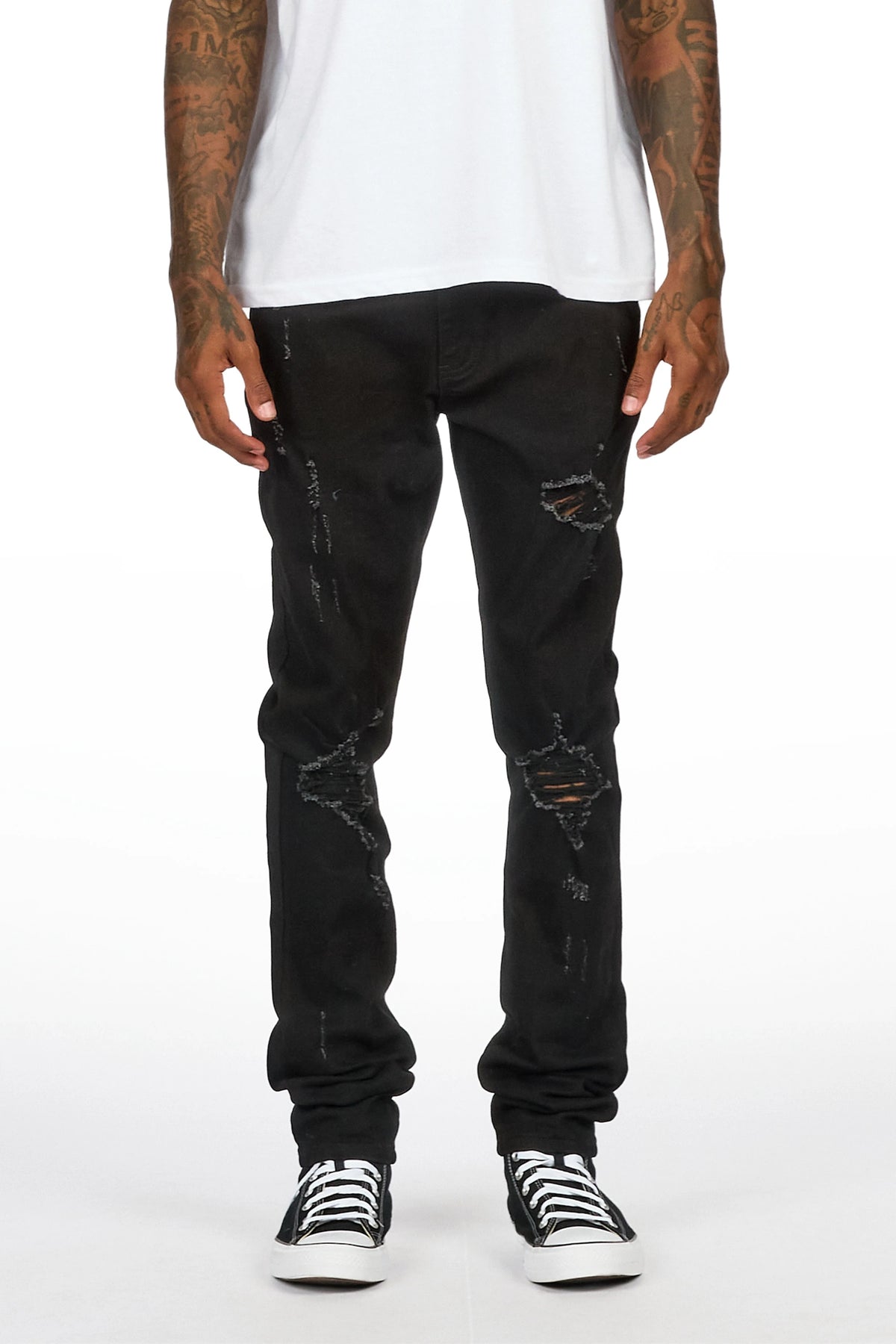 Minton Jet Black Skinny Fit Jean