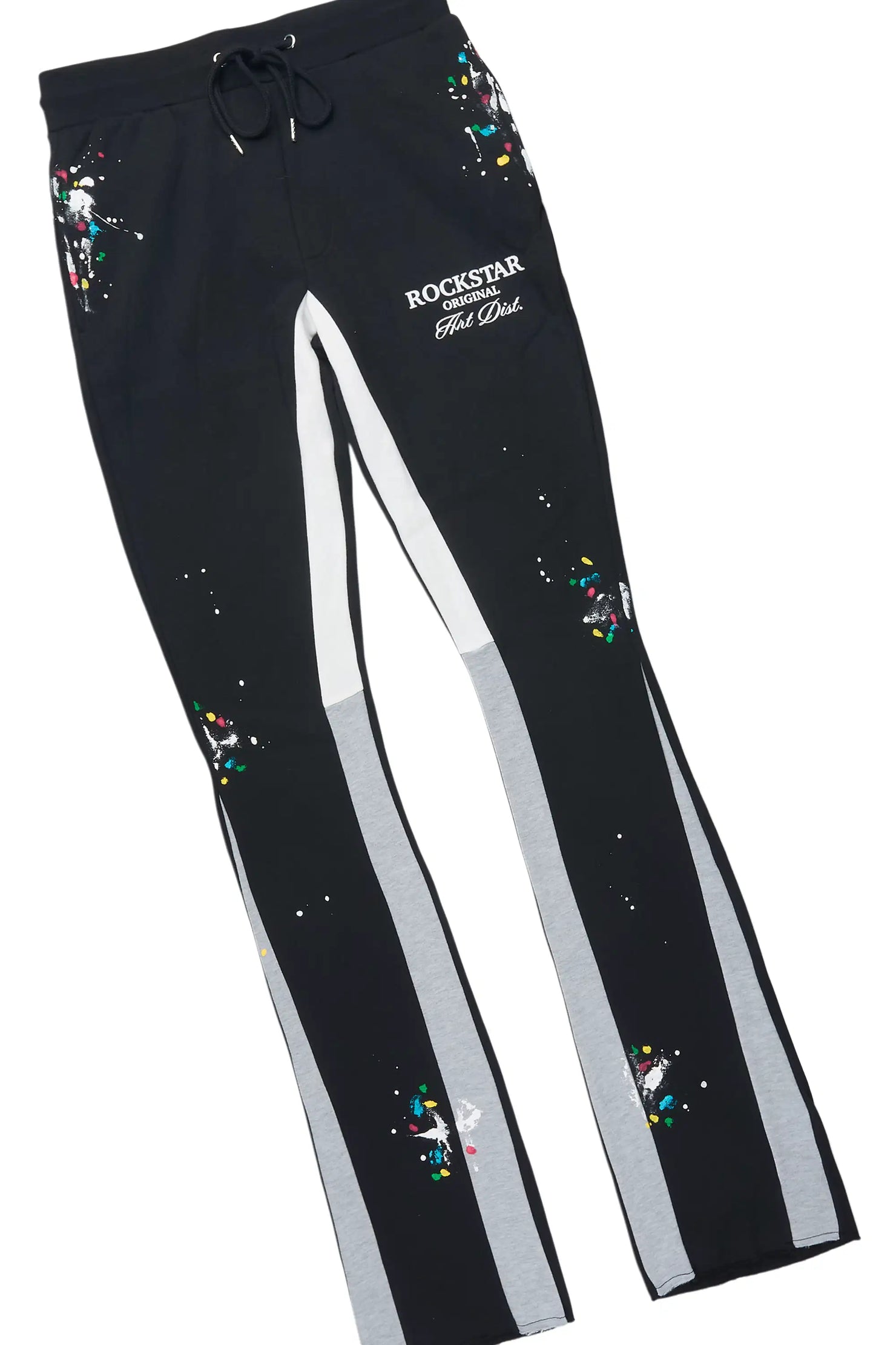 Art Dist 2.0 Black/Grey Hoodie/Stacked Flare Track Set