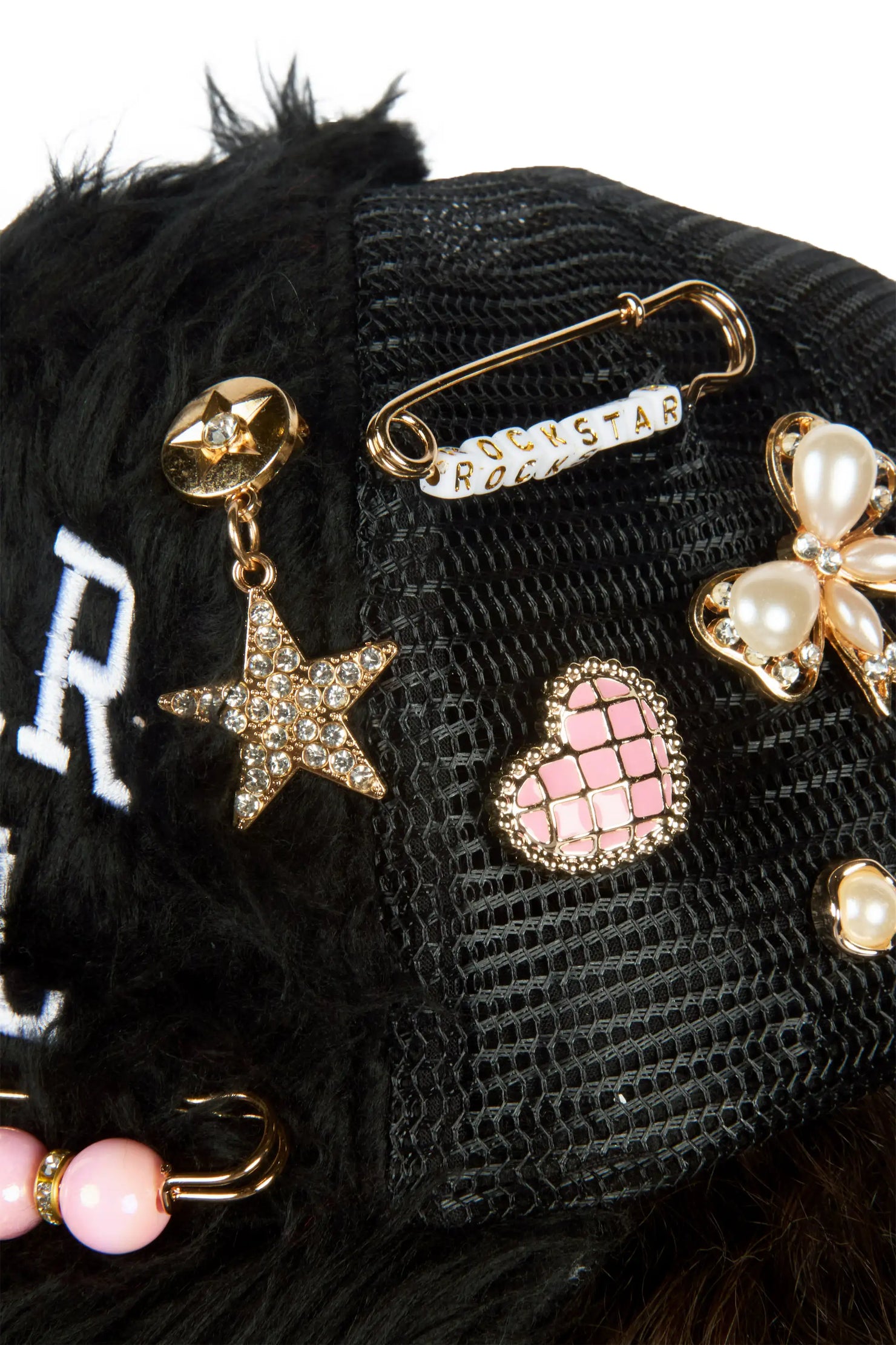 Girls Xari Pink Beads Shoe Charms