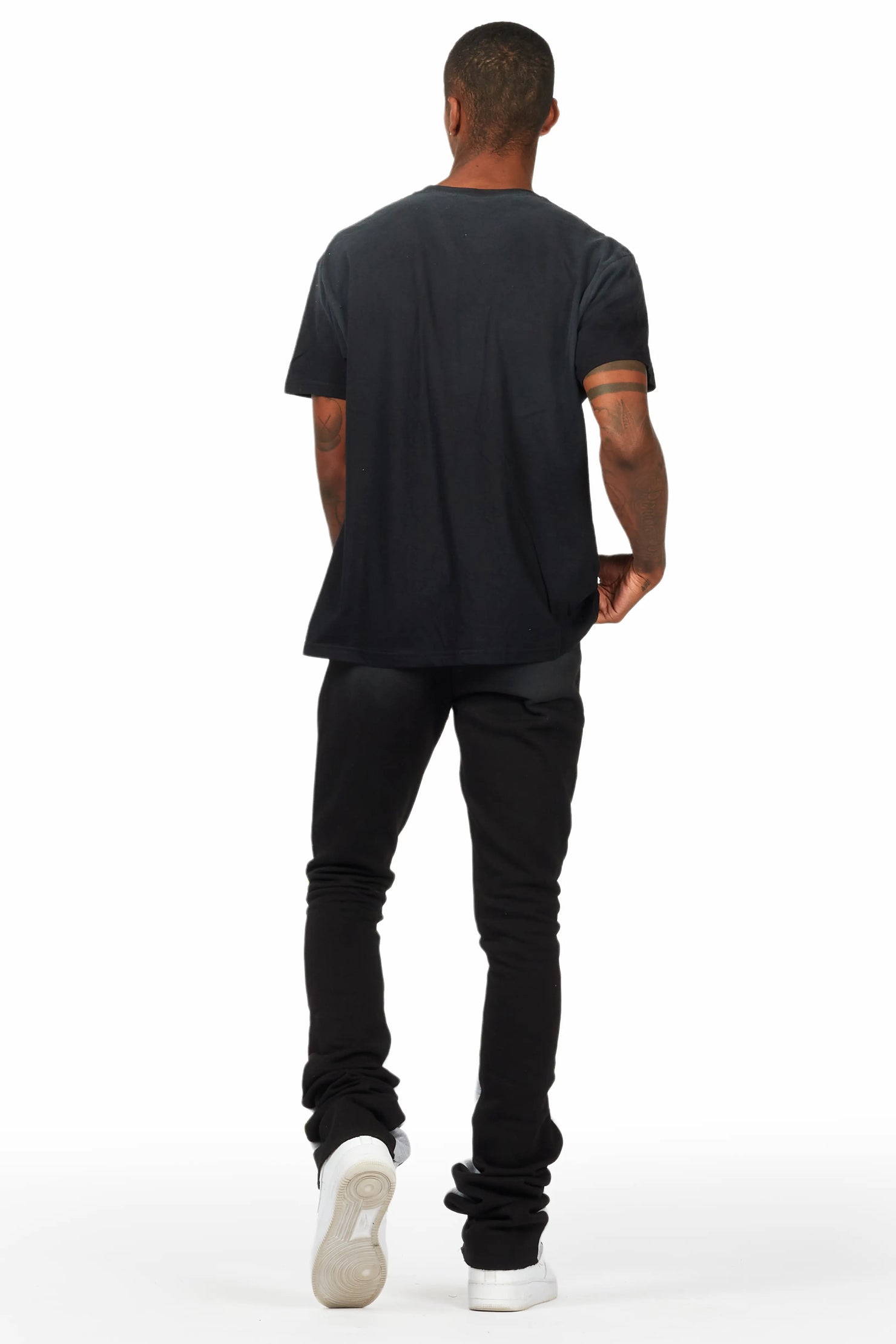 Darko Black T-Shirt/Stacked Flare Track Set