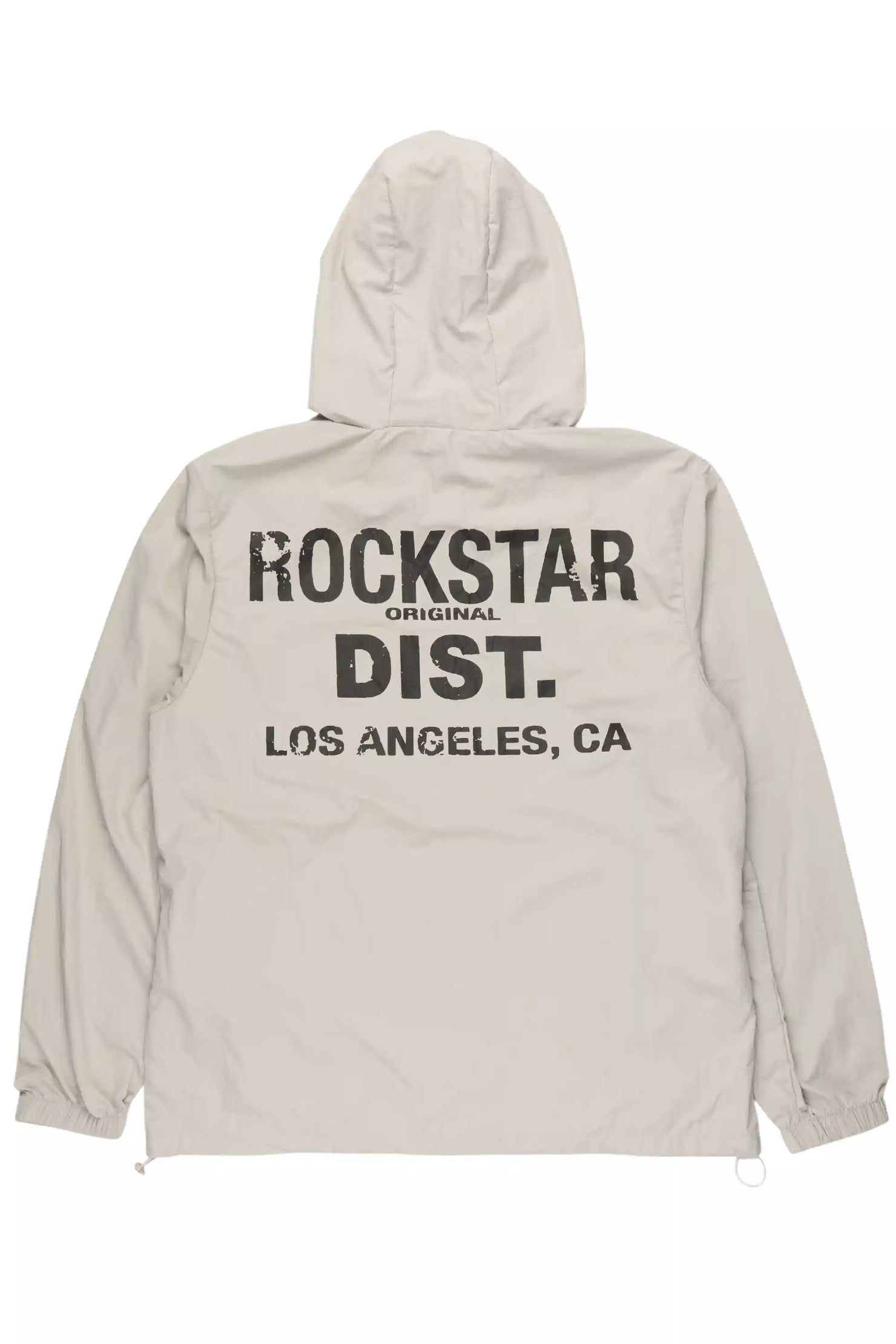 Lake Grey Graphic Windbreaker