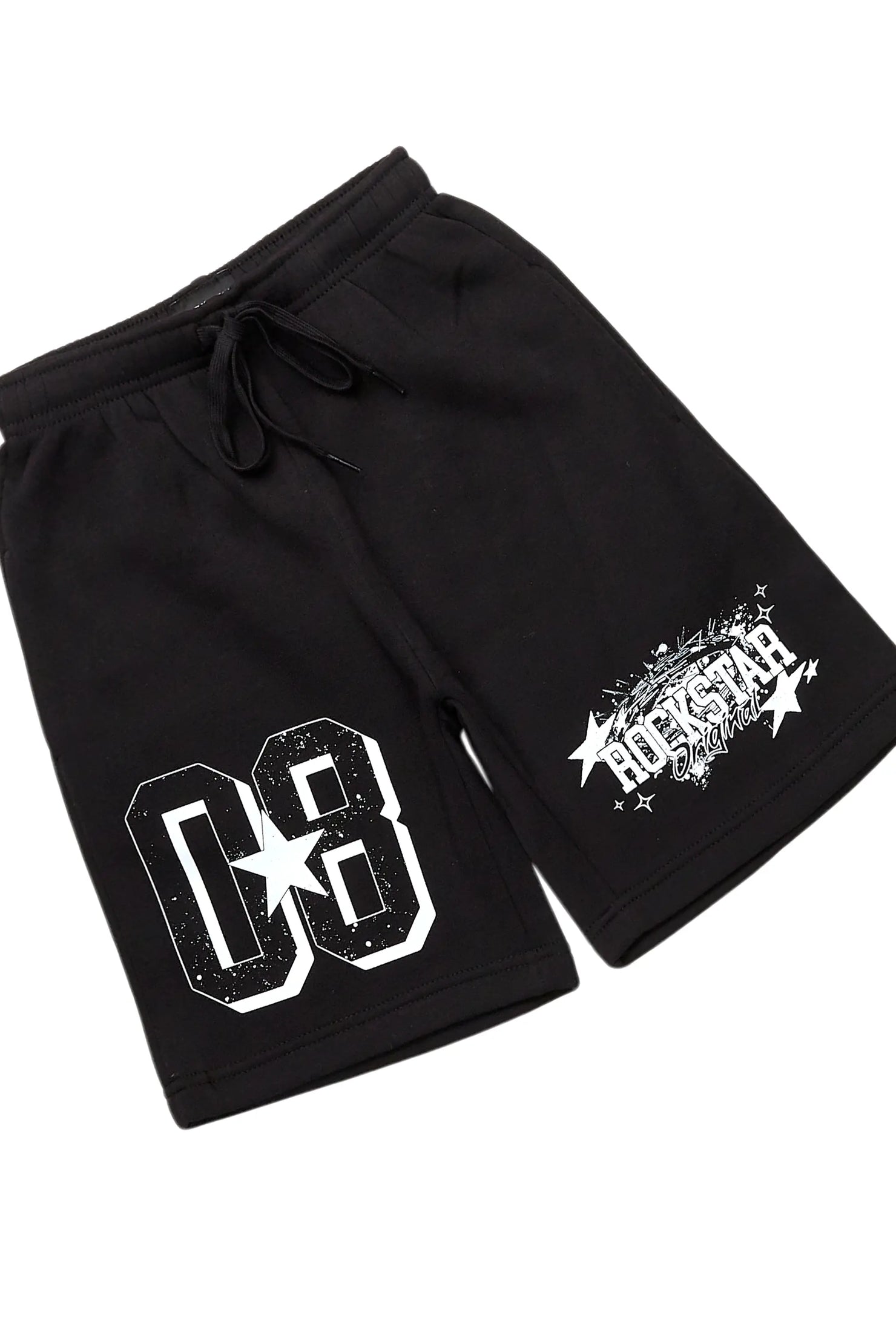 Girls All Star Black Short Set