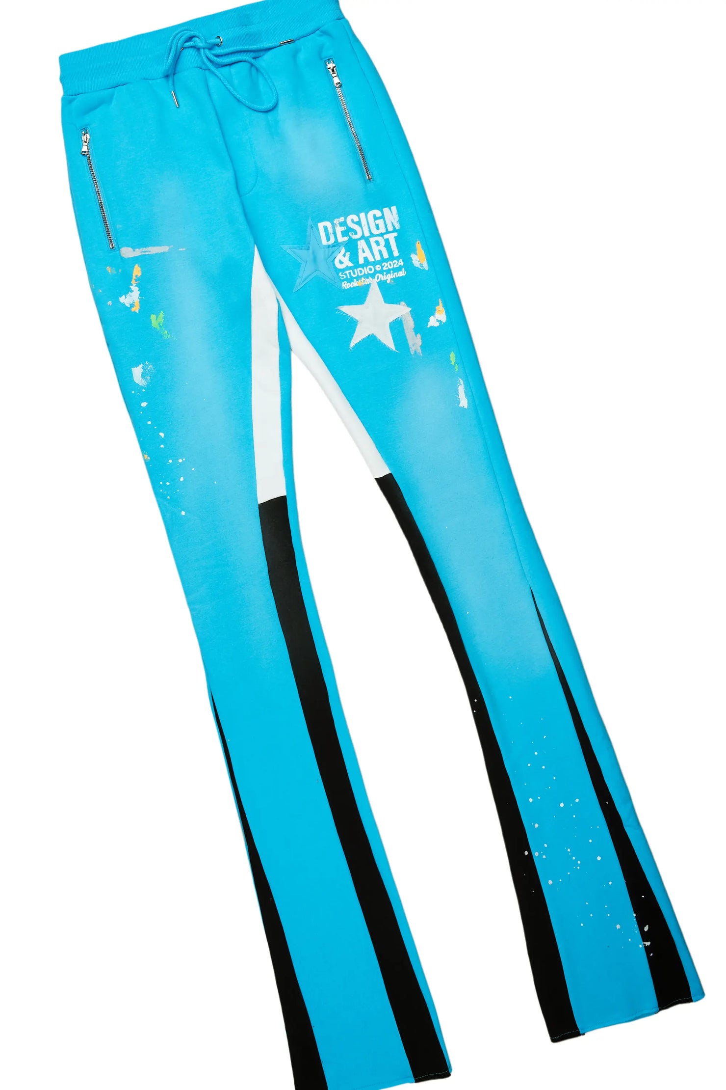 Mallor Blue T-Shirt/Super Stacked Track Set