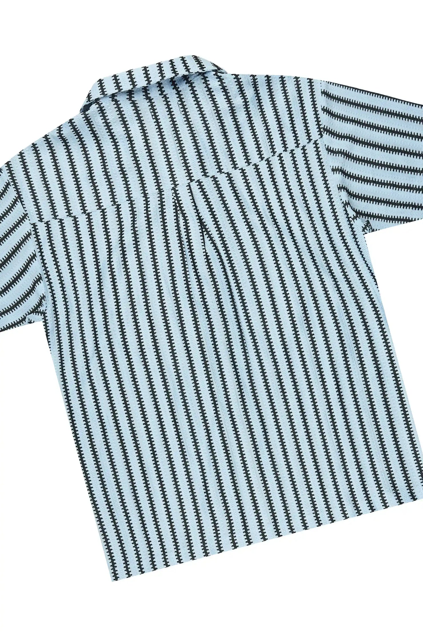 Gerald Light Blue Button Down Shirt/Short Set