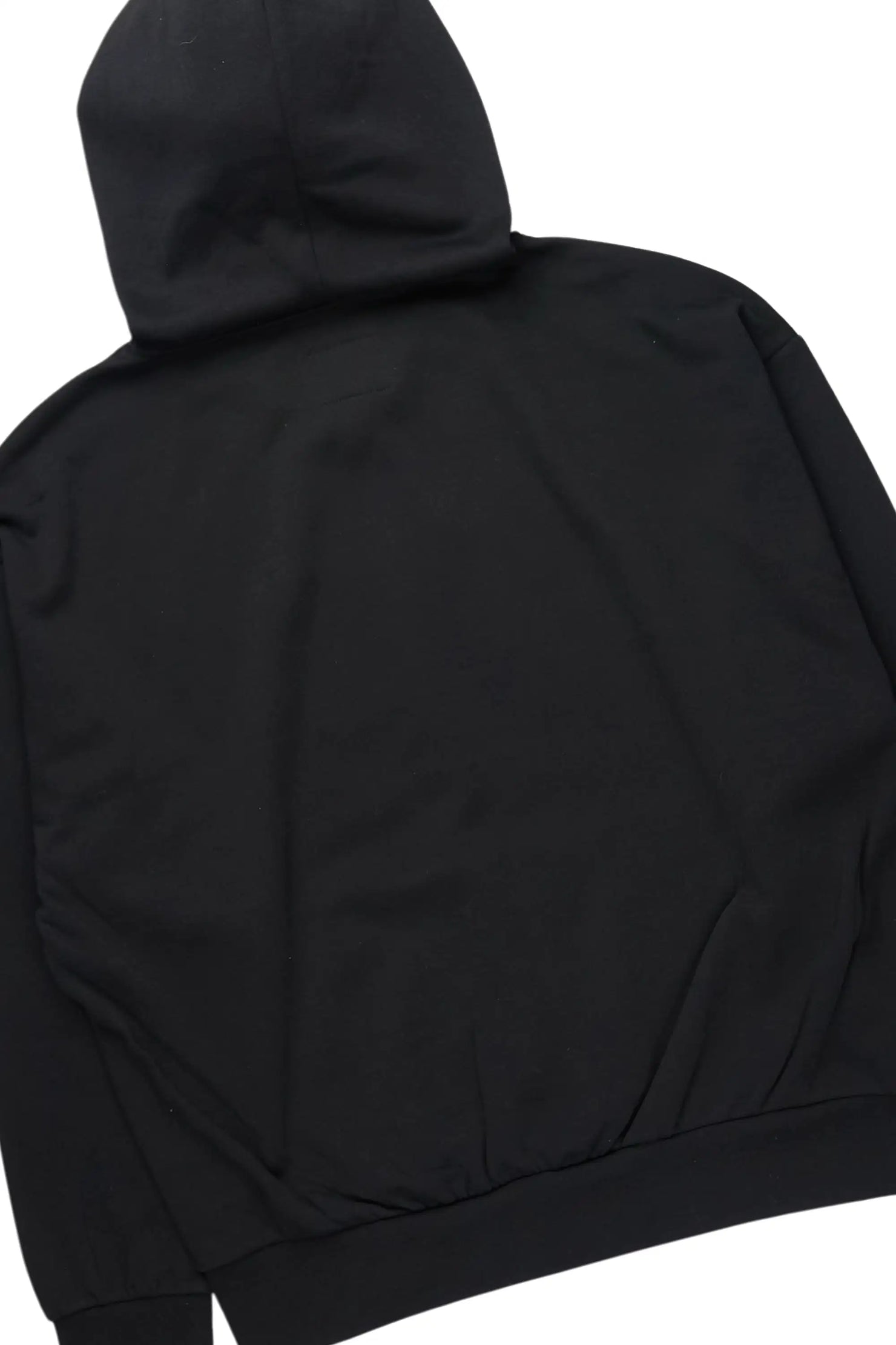 Seren Black/White Rhinestone Hoodie Relaxed Track Set