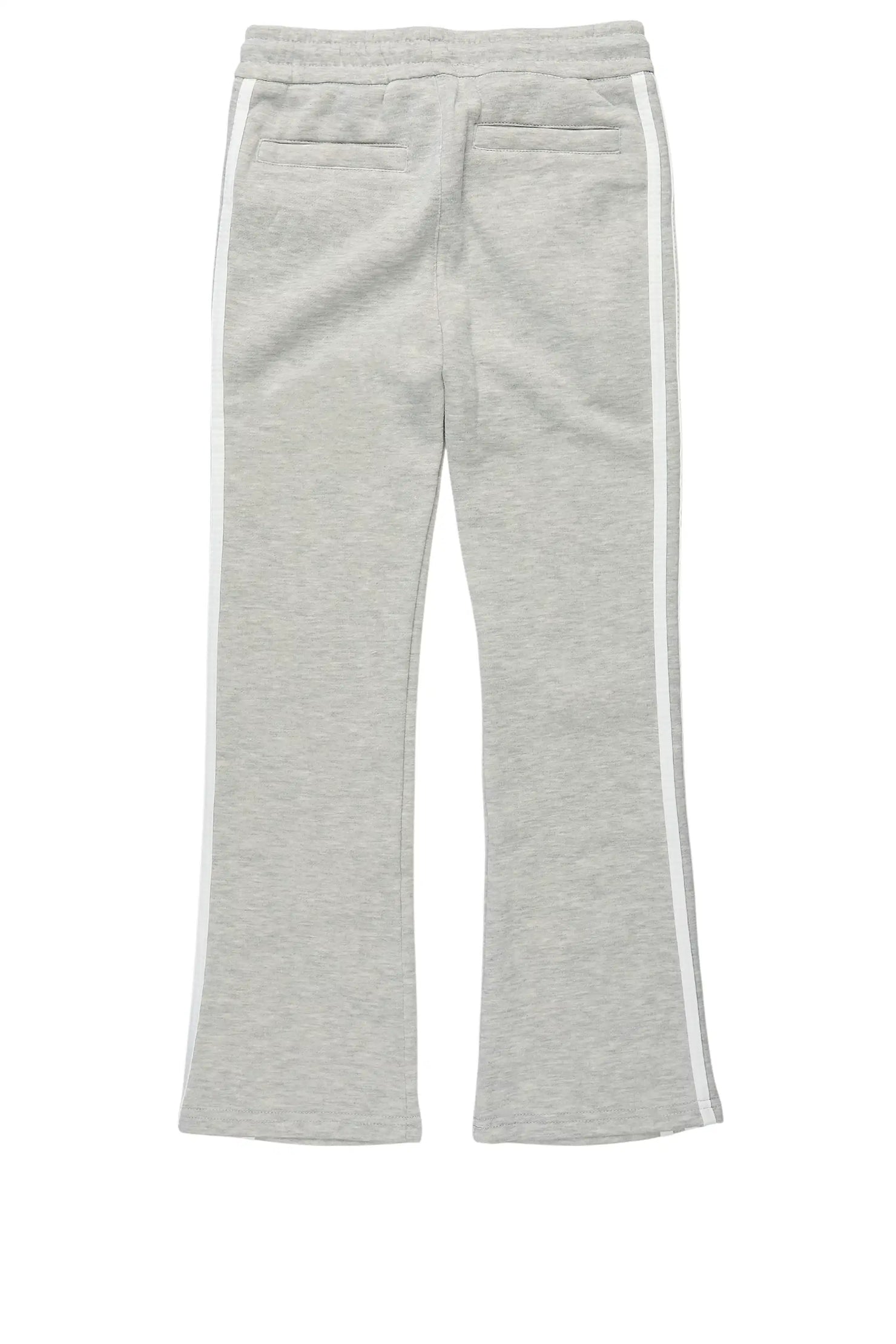 Girls Gerrit Grey Stacked Baggy Track Pant