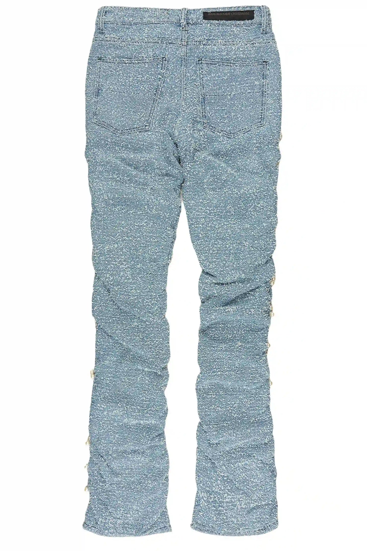 Shae Blue Pearl Stacked Fit Jean