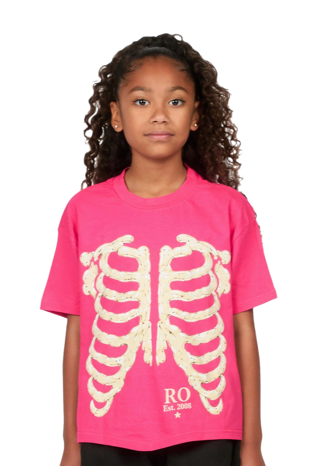 Girls Vermy Fuchsia Grapchic T-Shirt