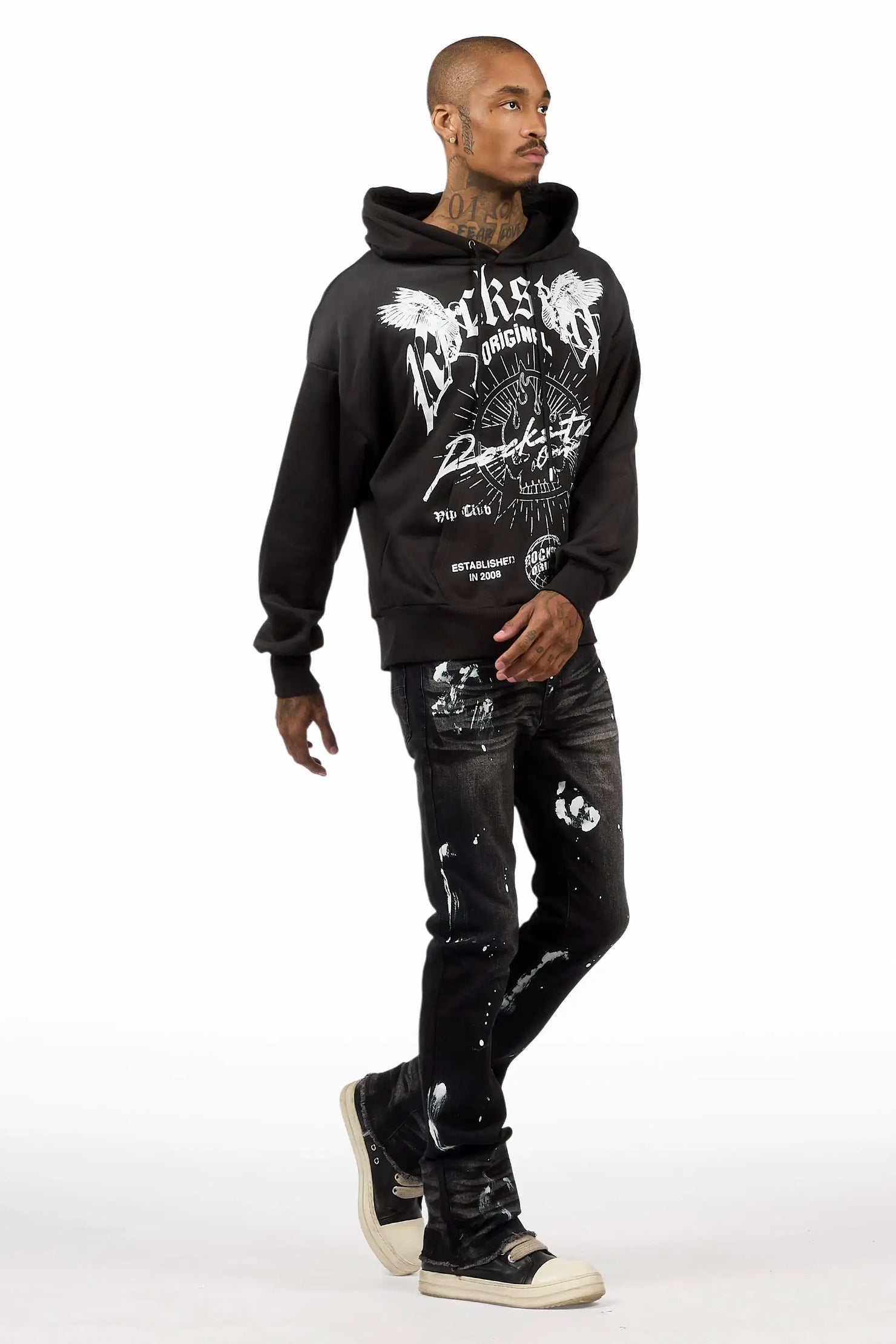 Tally Black Hoodie & Painter Jean Bundle
