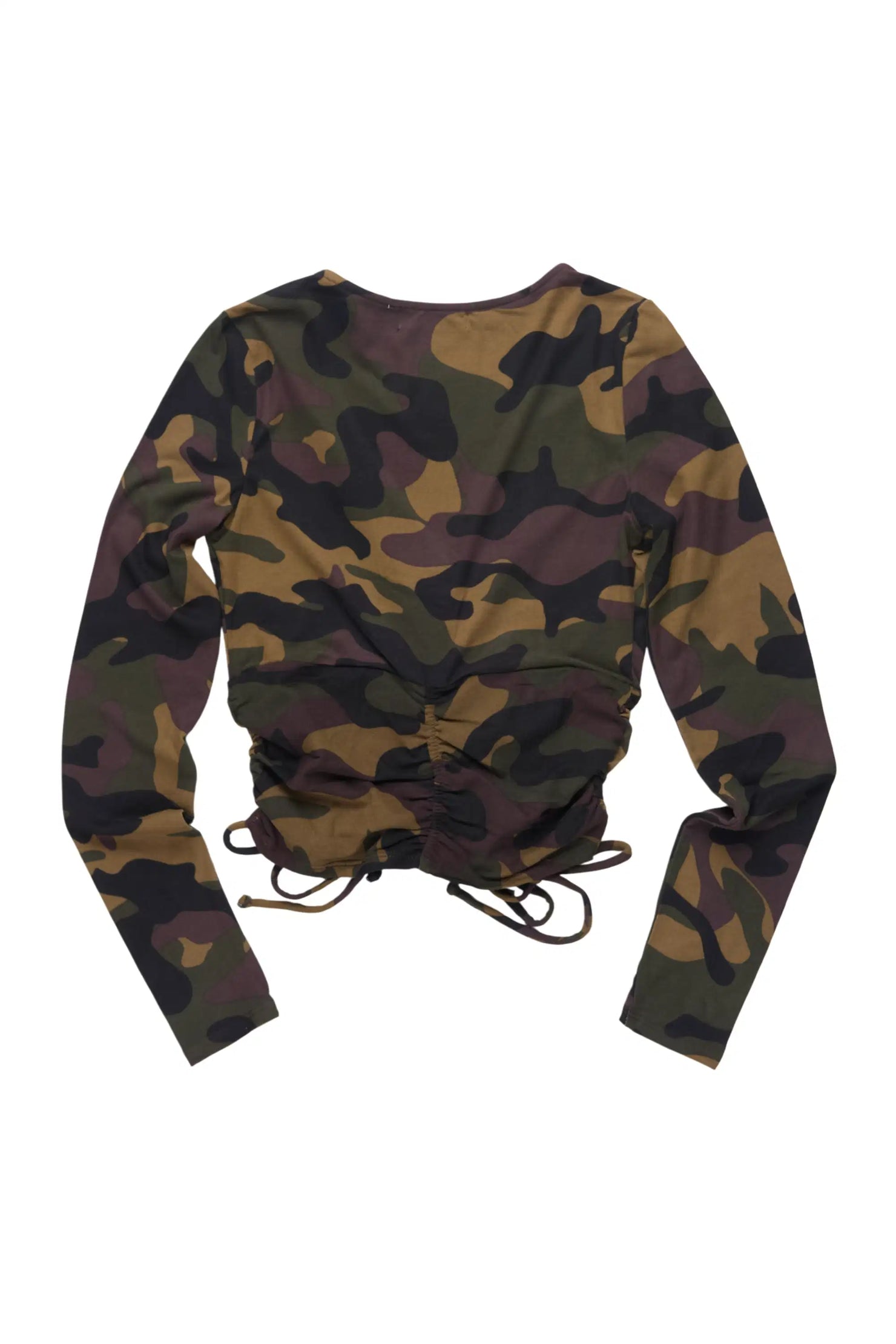 Jakiya Camo Long Sleeve Top