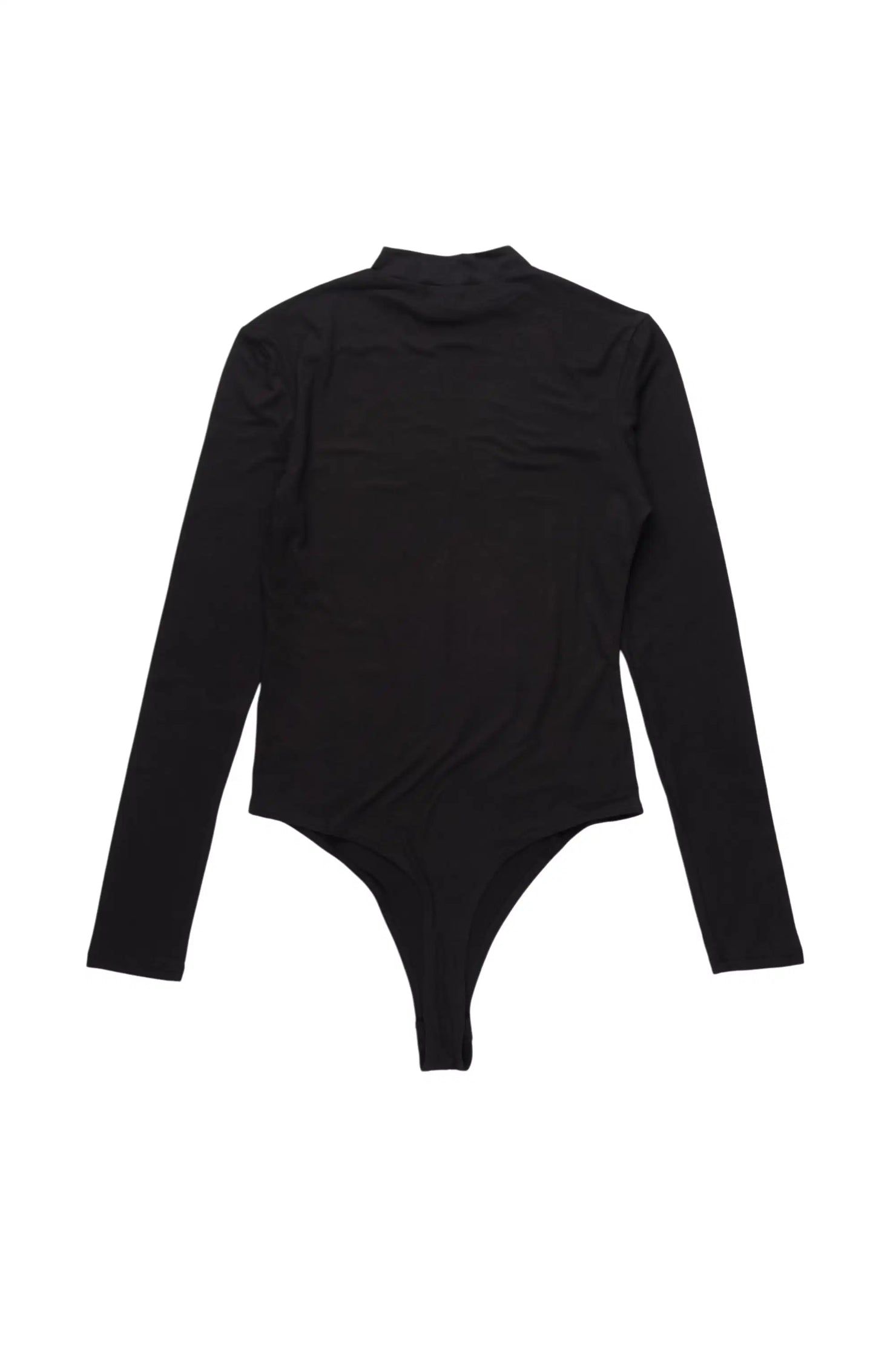 Keishia Black Long Sleeve Bodysuit