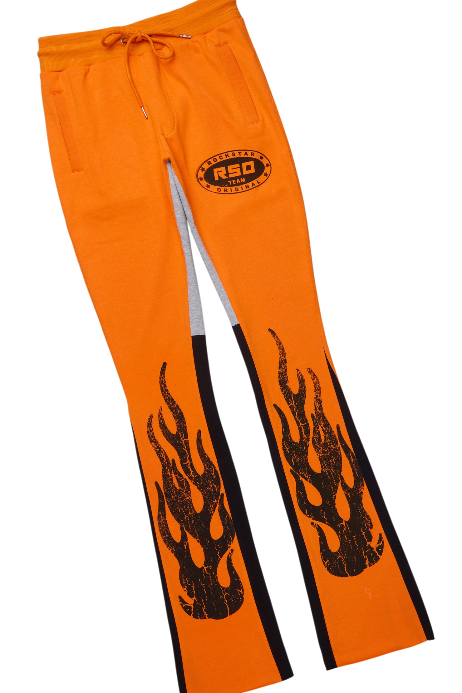 Amos Orange T-Shirt/Stacked Flare Track Set