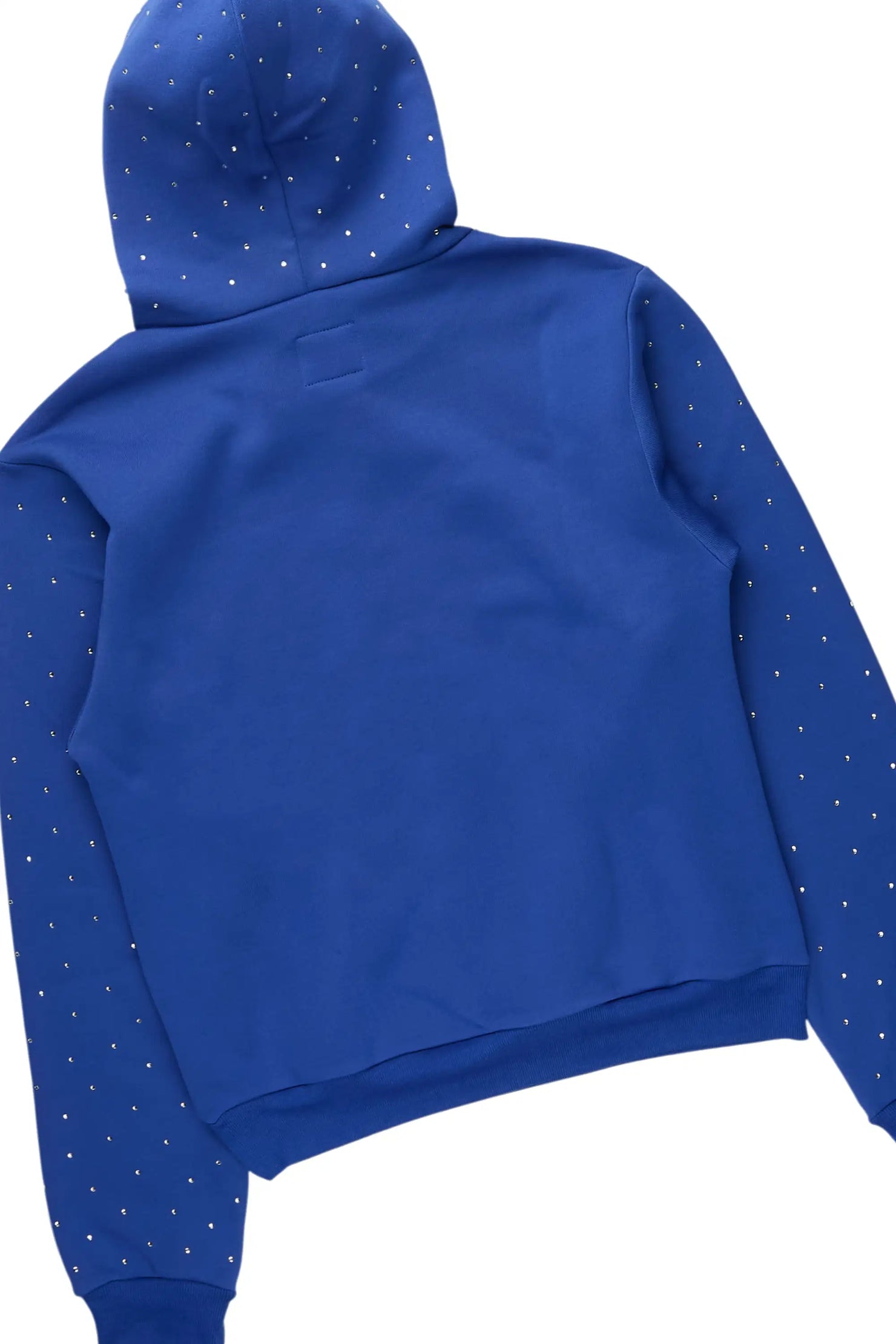 Shamoney Royal Blue Rhinestone Stacked Track Set