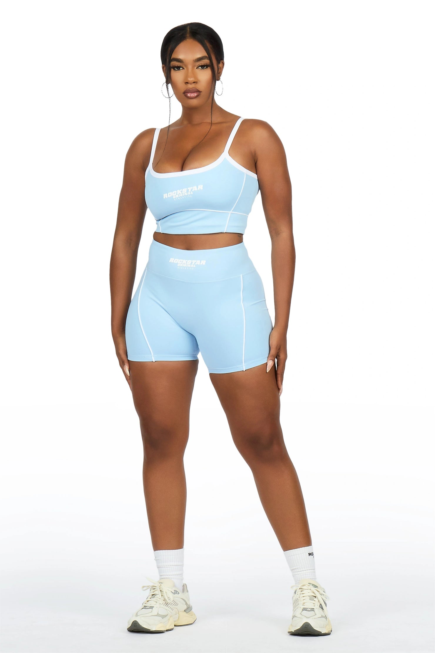 Lamiria Blue Active Bike Short Set