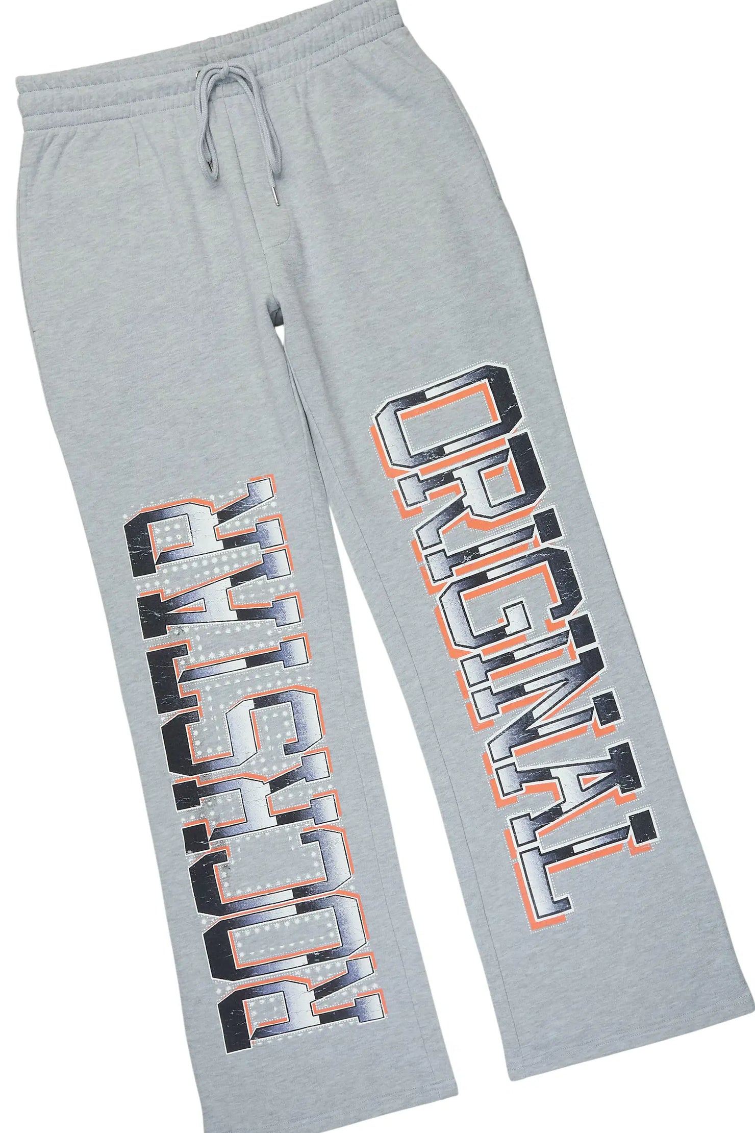Kross Heather Grey Hoodie/Baggy Pant Track Set