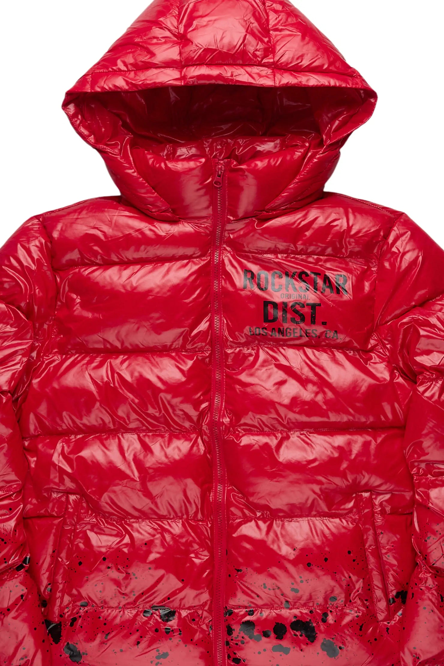 Raffer Red Heavy Puffer Jacket