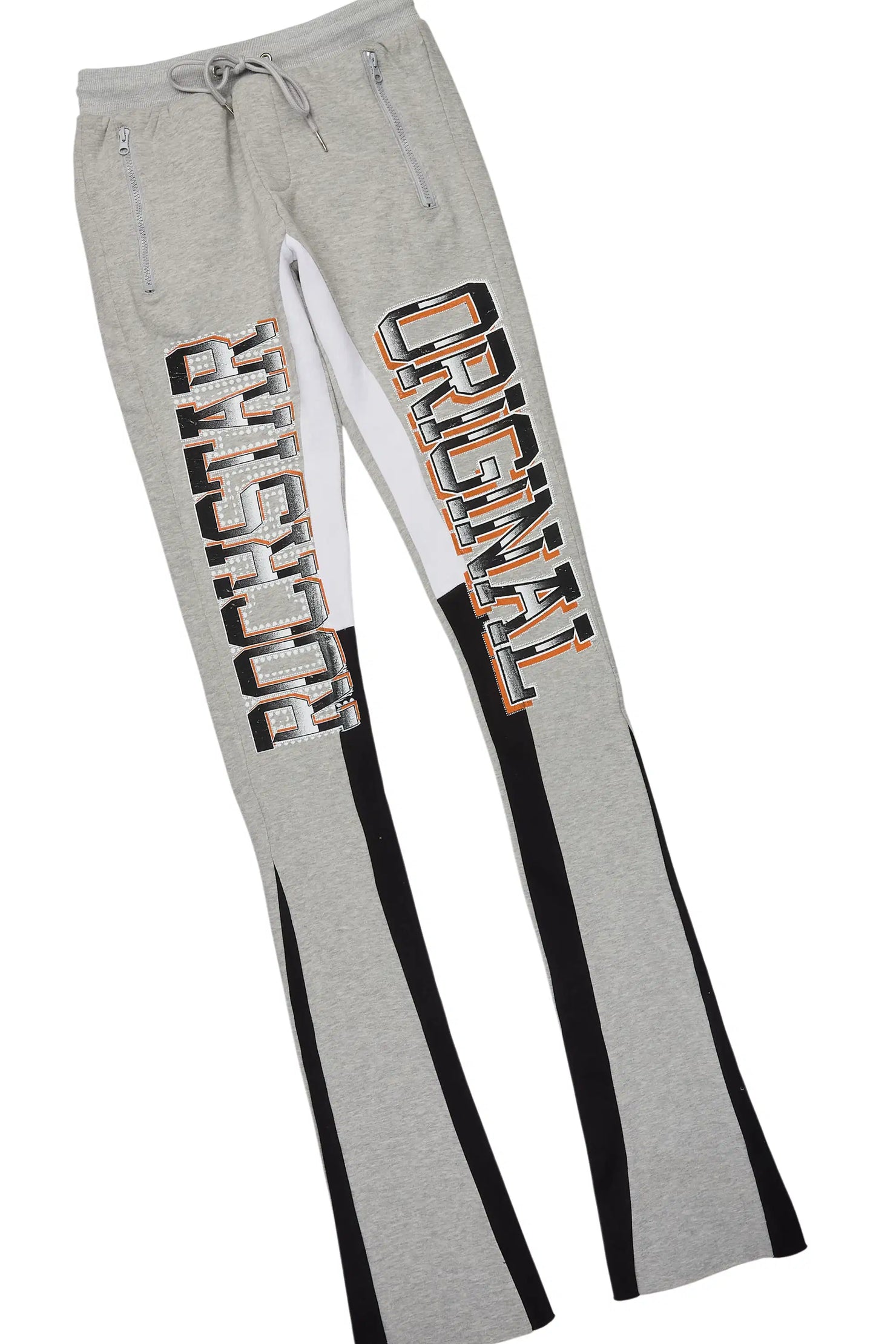 Kross Heather Grey/Multi Hoodie/Super Stacked Track Set