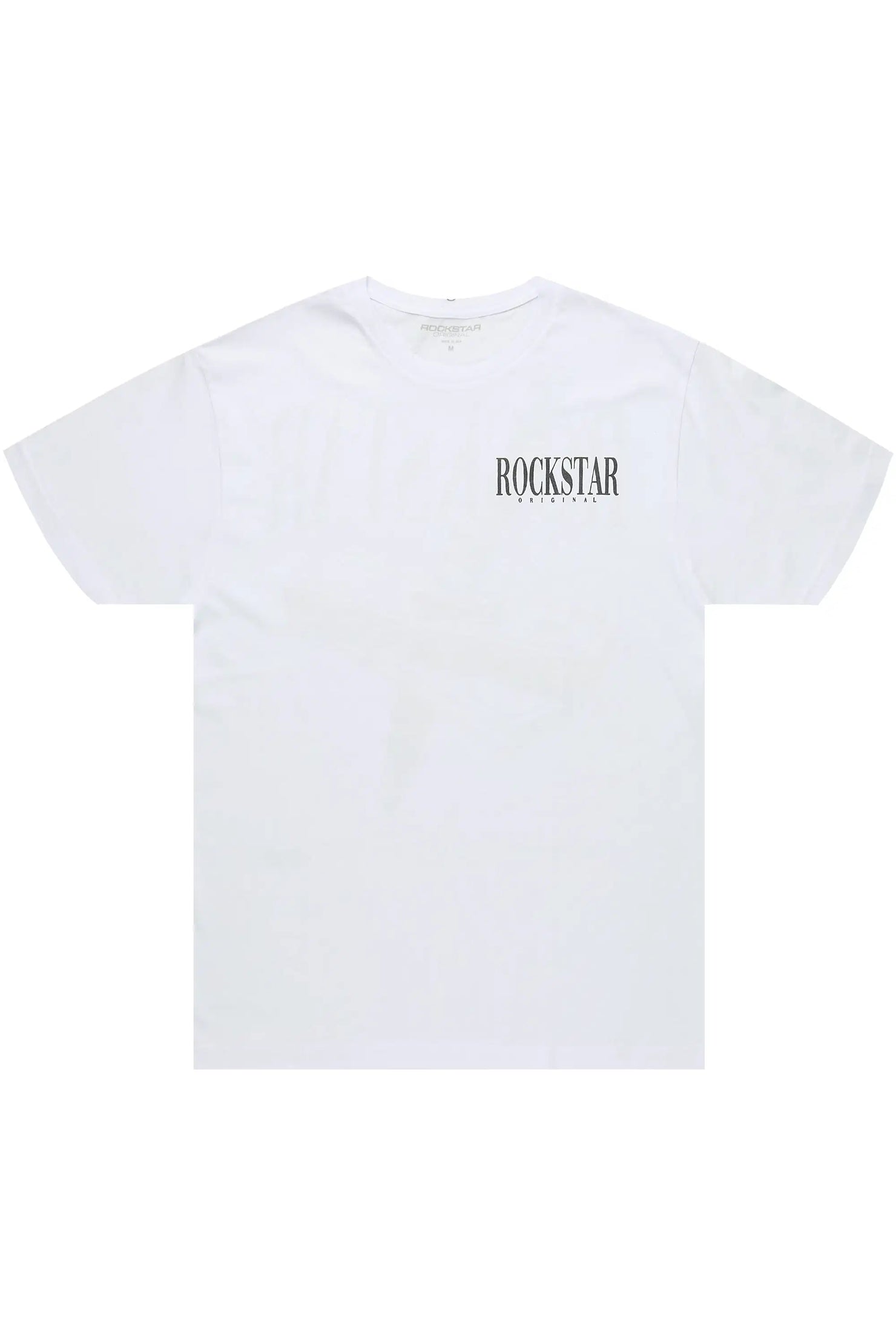 Dayte Nite White Graphic T-Shirt