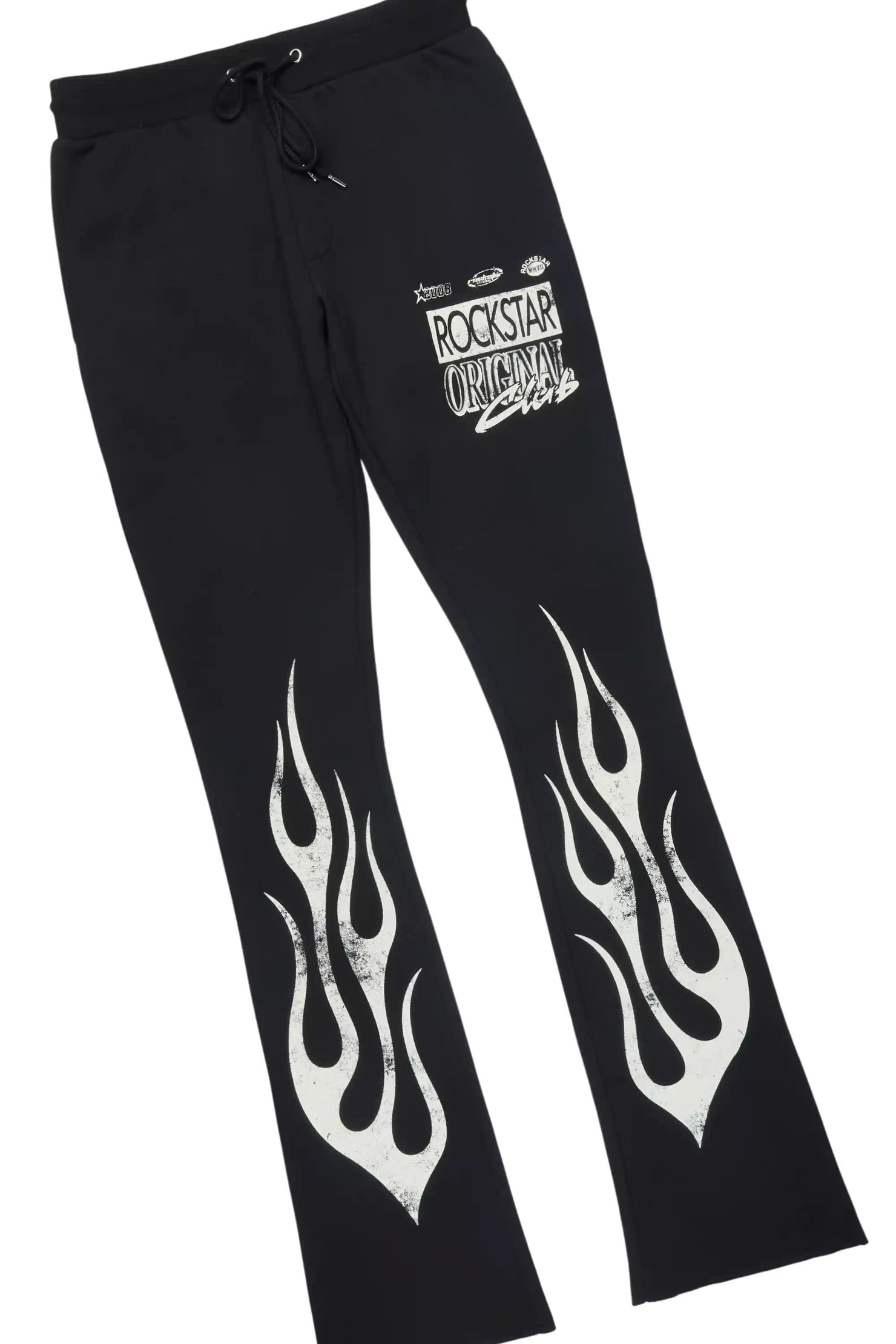 Rylok Black Hoodie Stacked Track Set