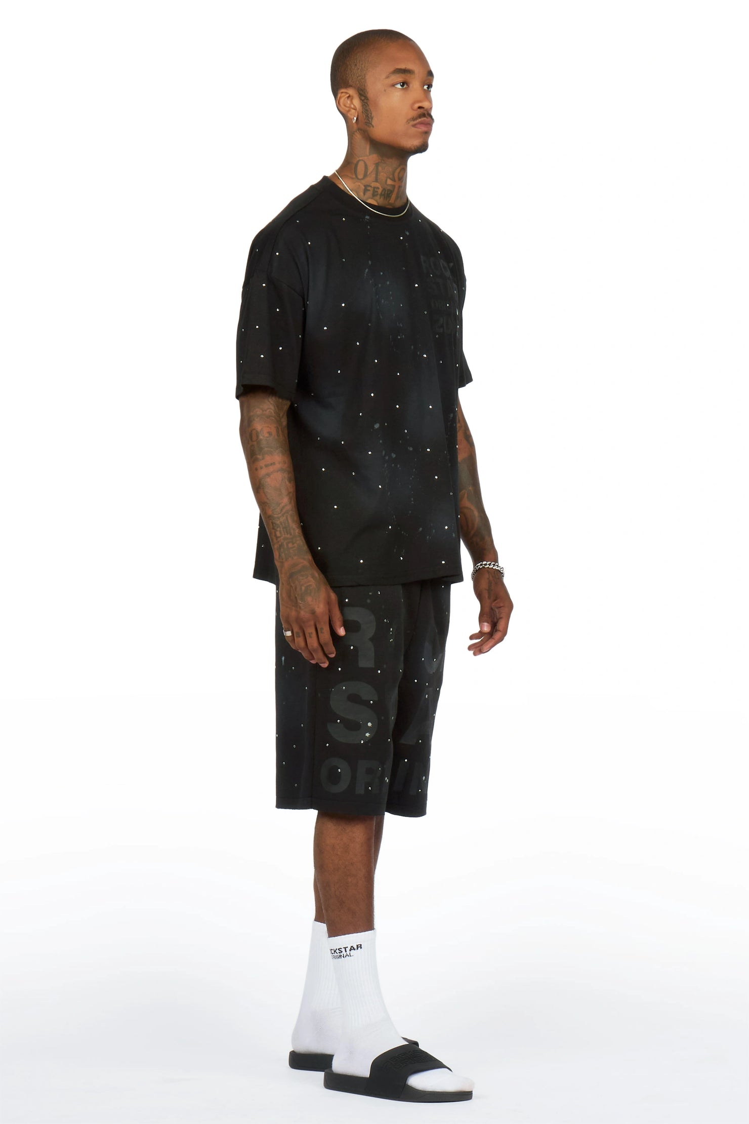 Eliso Black T-Shirt/Short Set