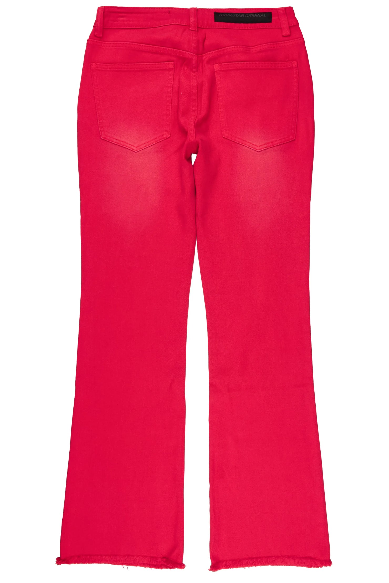 Tiriea Red Wash Low Rise Stretch Bootcut Jean