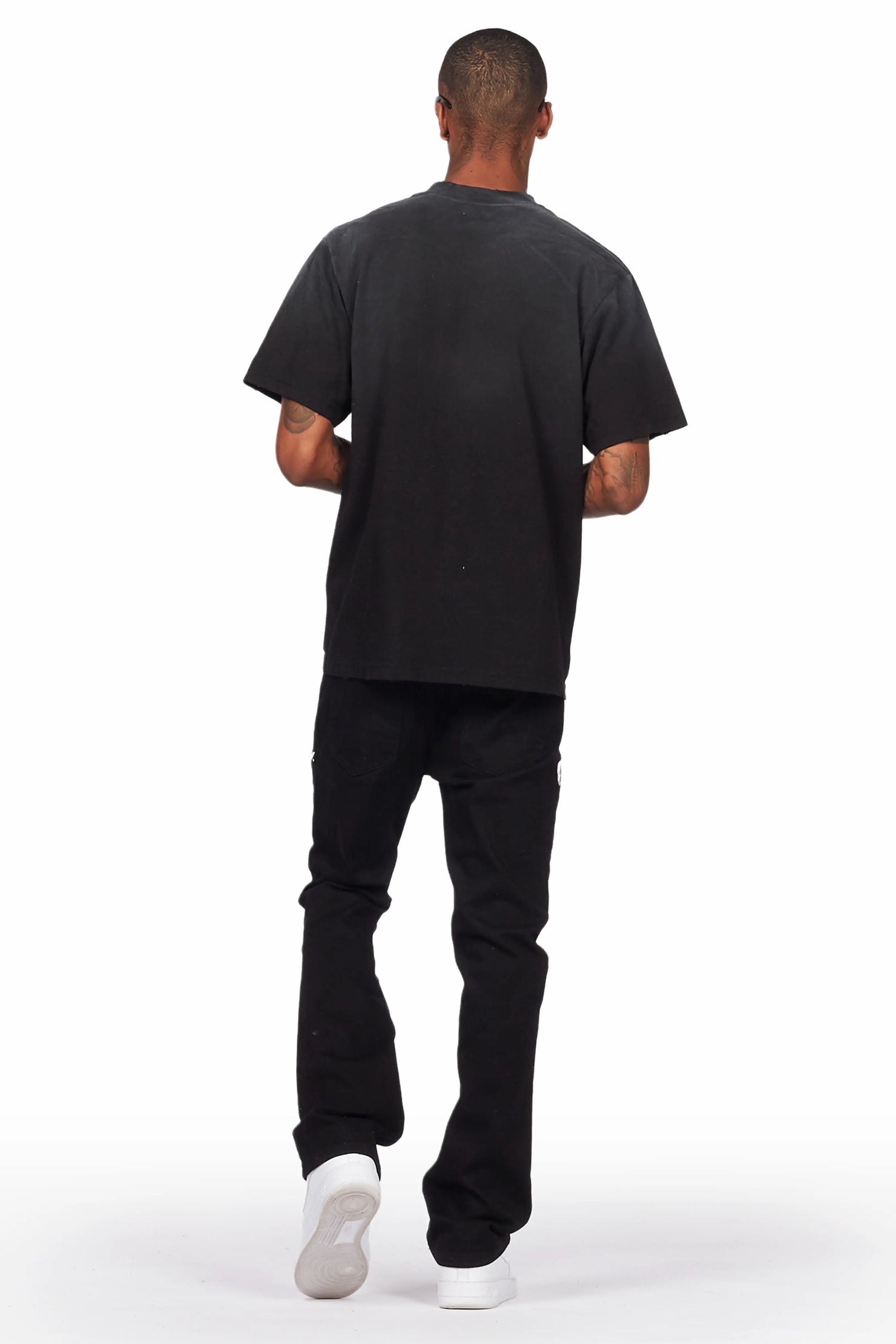 Salus Black Bootcut Painter Jean