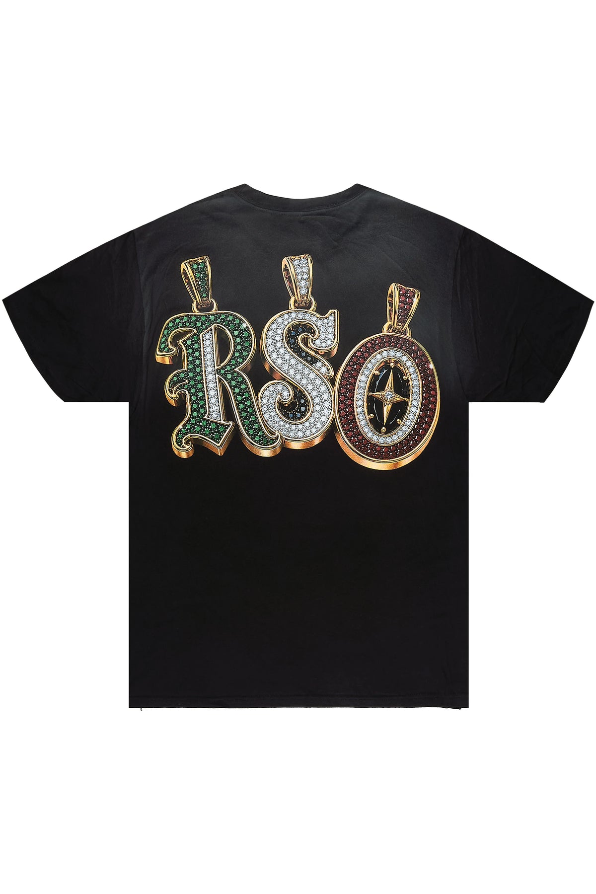 Pendant Black Oversized Graphic T-Shirt