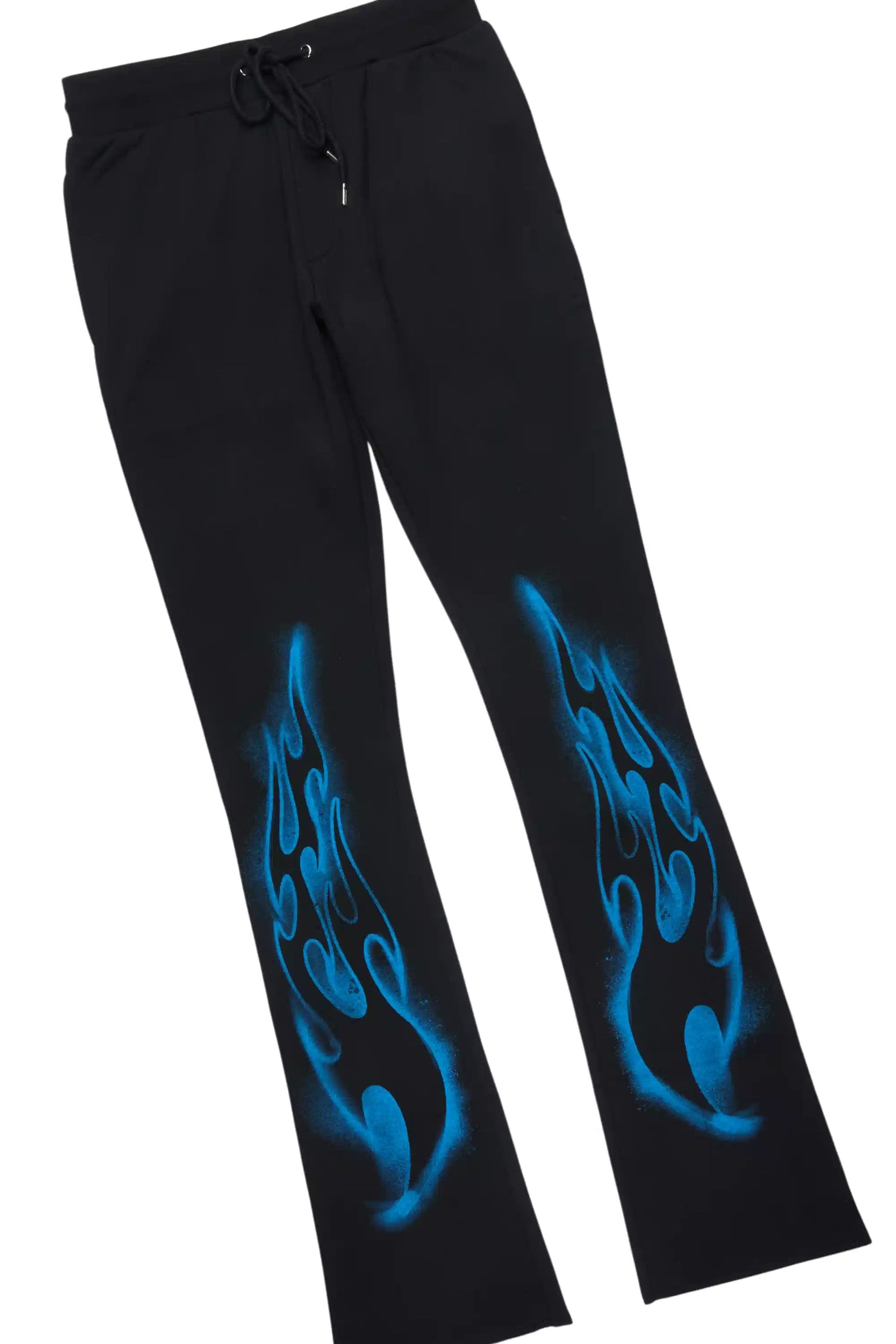 Eros Black Hoodie/Stacked Pant Track Set
