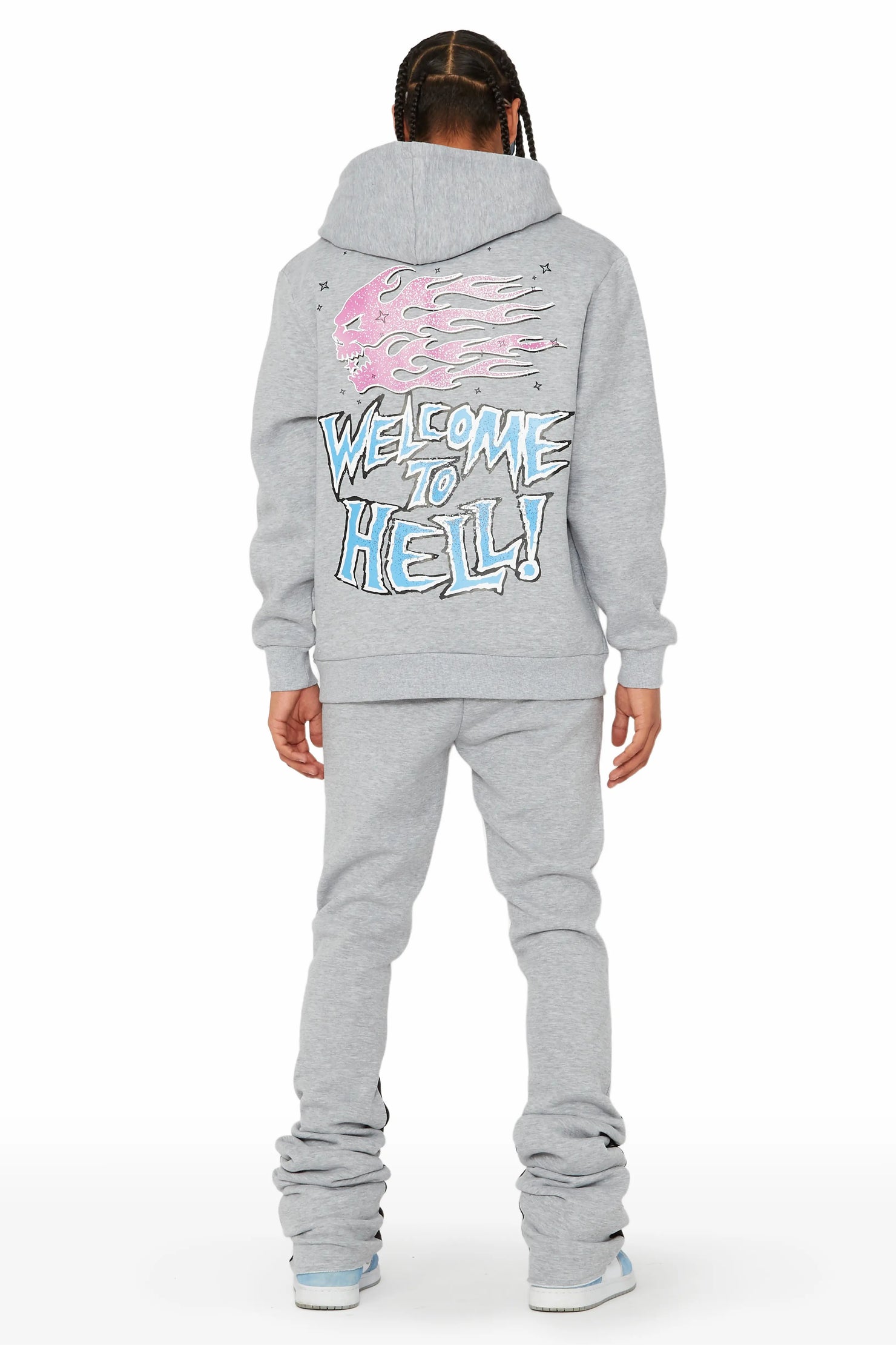 Gaston Grey Super Stacked Flare Track Set