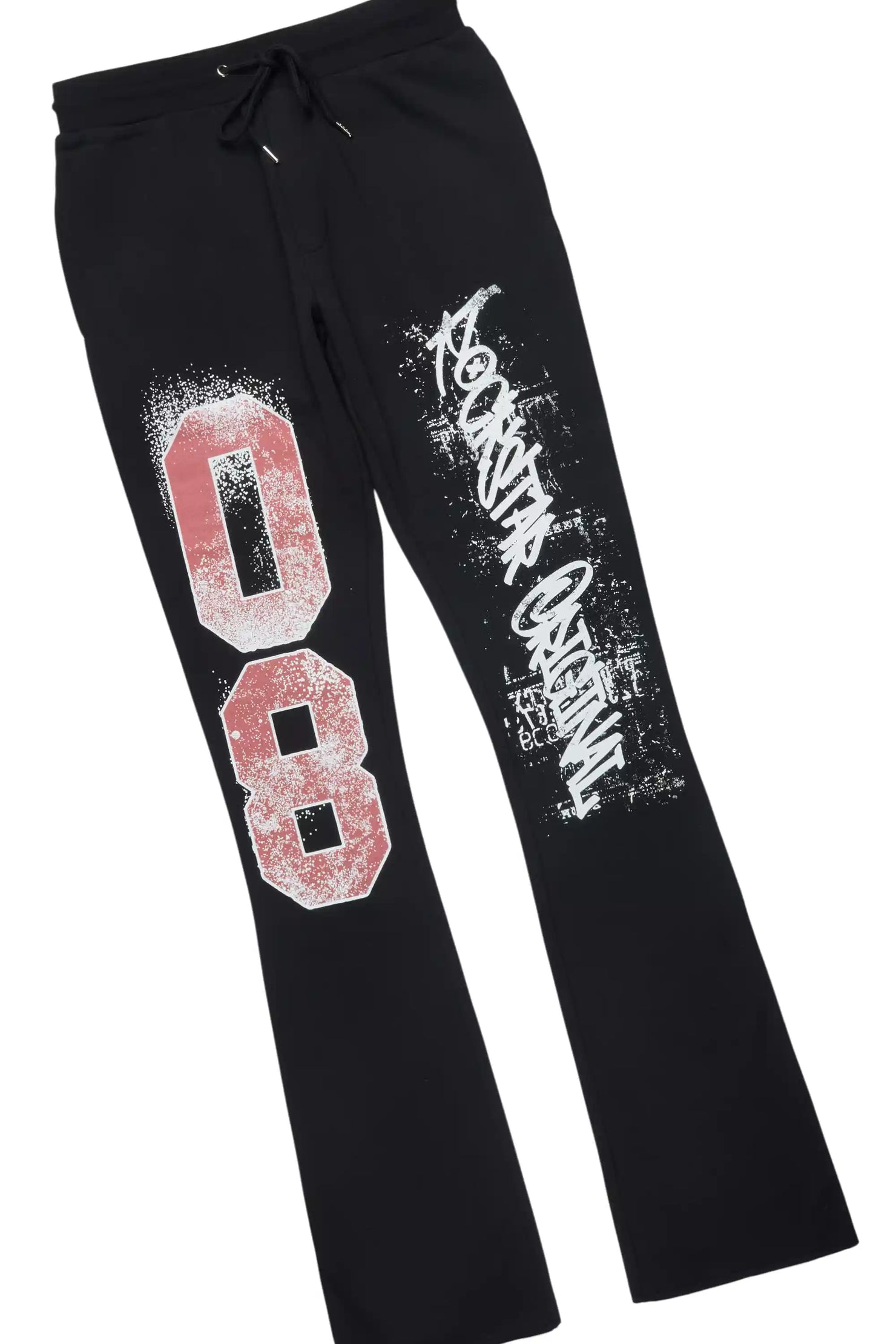 Parco Black Hoodie Stacked Track Set