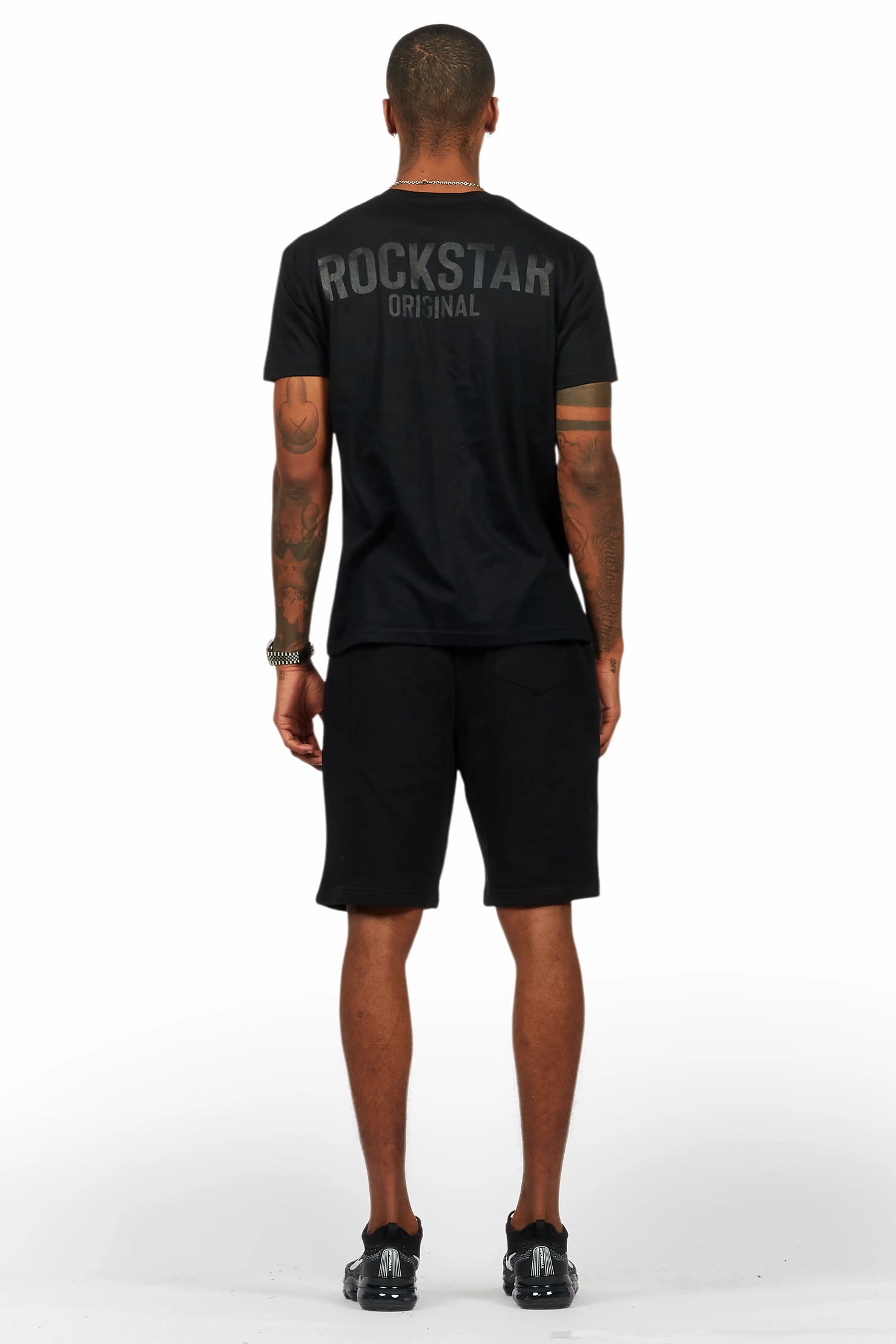 Sana Black Short Set