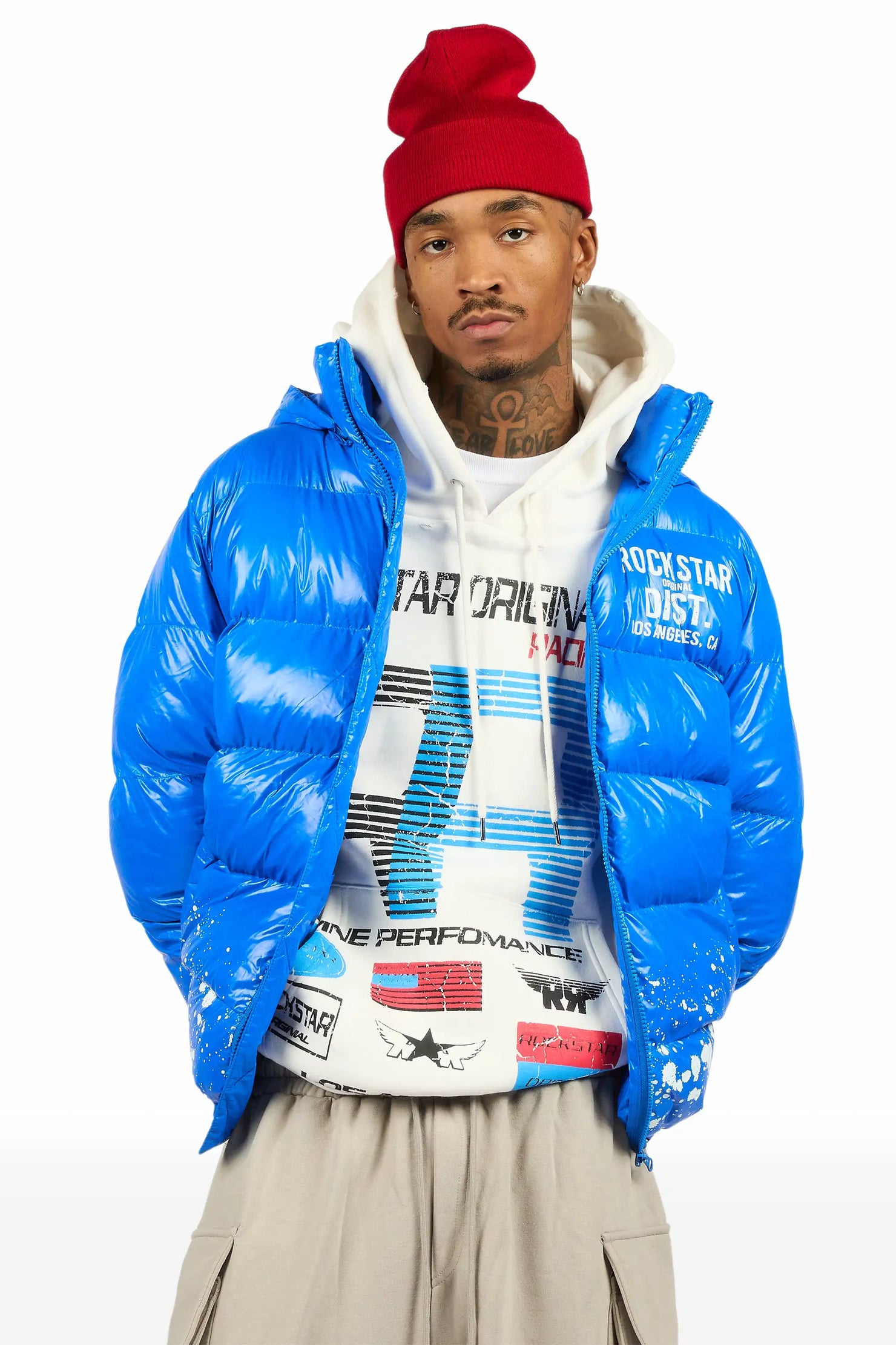 Raffer Royal Heavy Puffer Jacket