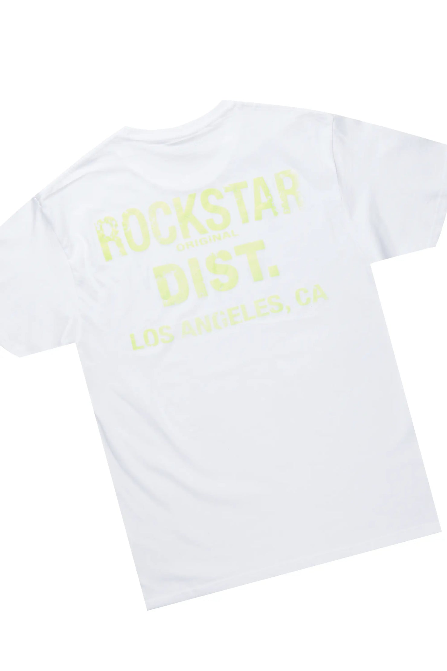 Butch White/Green T-Shirt/Denim Short Set